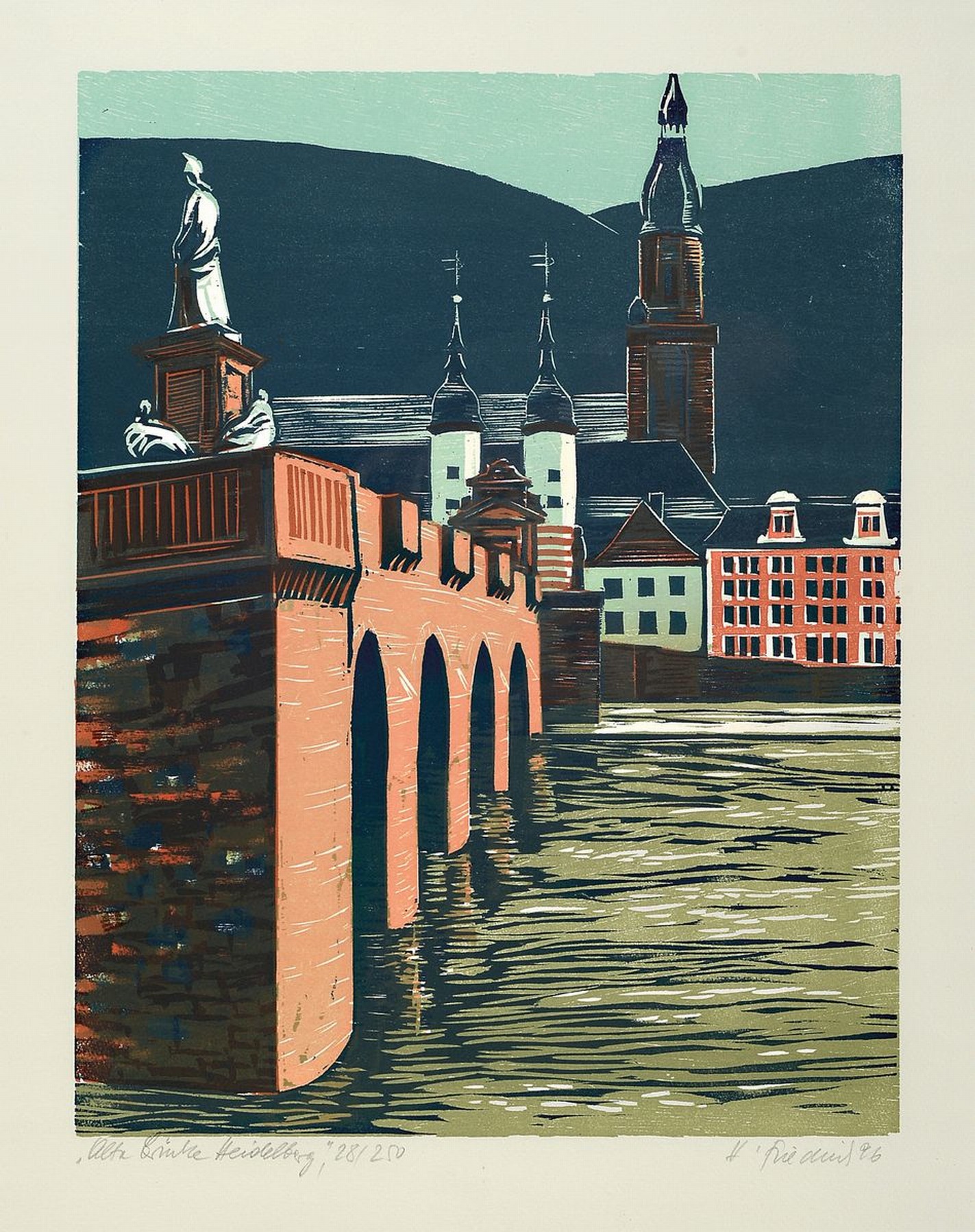 Heinz Friedrich, 1924-2018 Schwetzingen, Studium an der Akademie Karlsruhe bei Schnarrenberger und Laible, sowie an der Sommerakademie bei Oskar ...