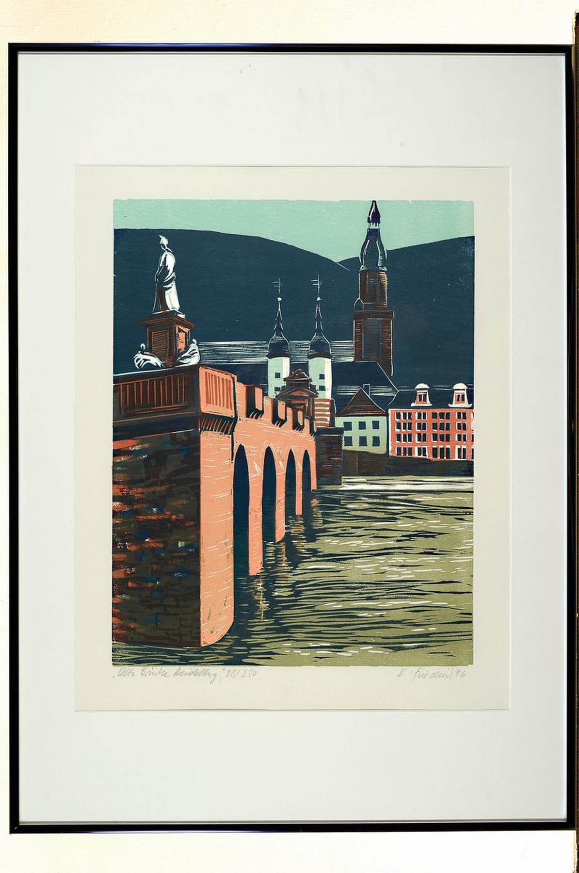 Detail k: Heinz Friedrich, 1924-2018 Schwetzingen, Studium an der Akademie Karlsruhe bei Schnarrenberger und Laible, sowie an der Sommerakademie bei Oskar ...