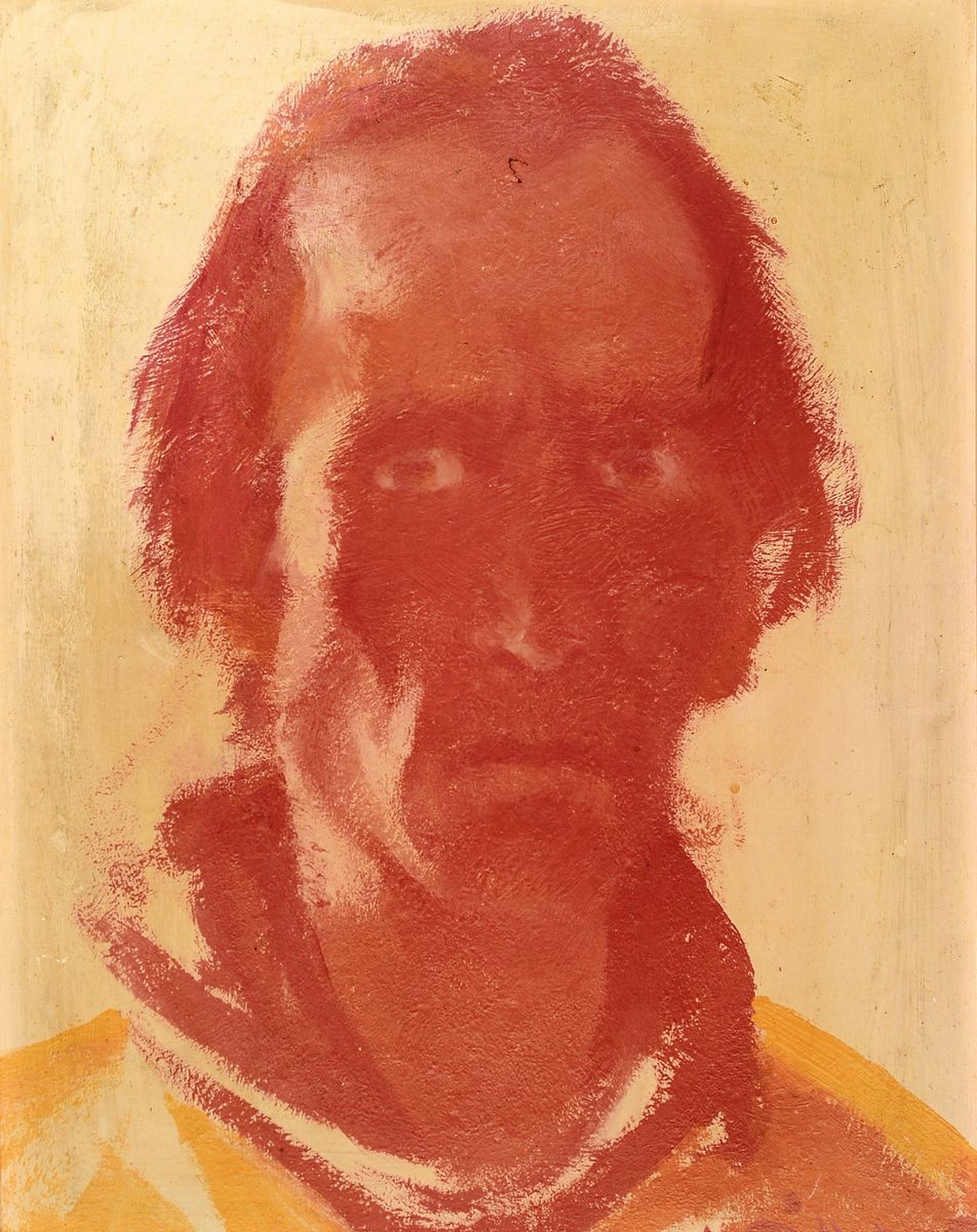 Arrigo Wittler, 1918-1979, 3 Arbeiten: Selbstporträt 1945, Öl/Malkarton, re. u. sign., ca. 36x27cm, R. ca. 46x37cm; Alte Berberfrau, Öl/Malkarton, ...