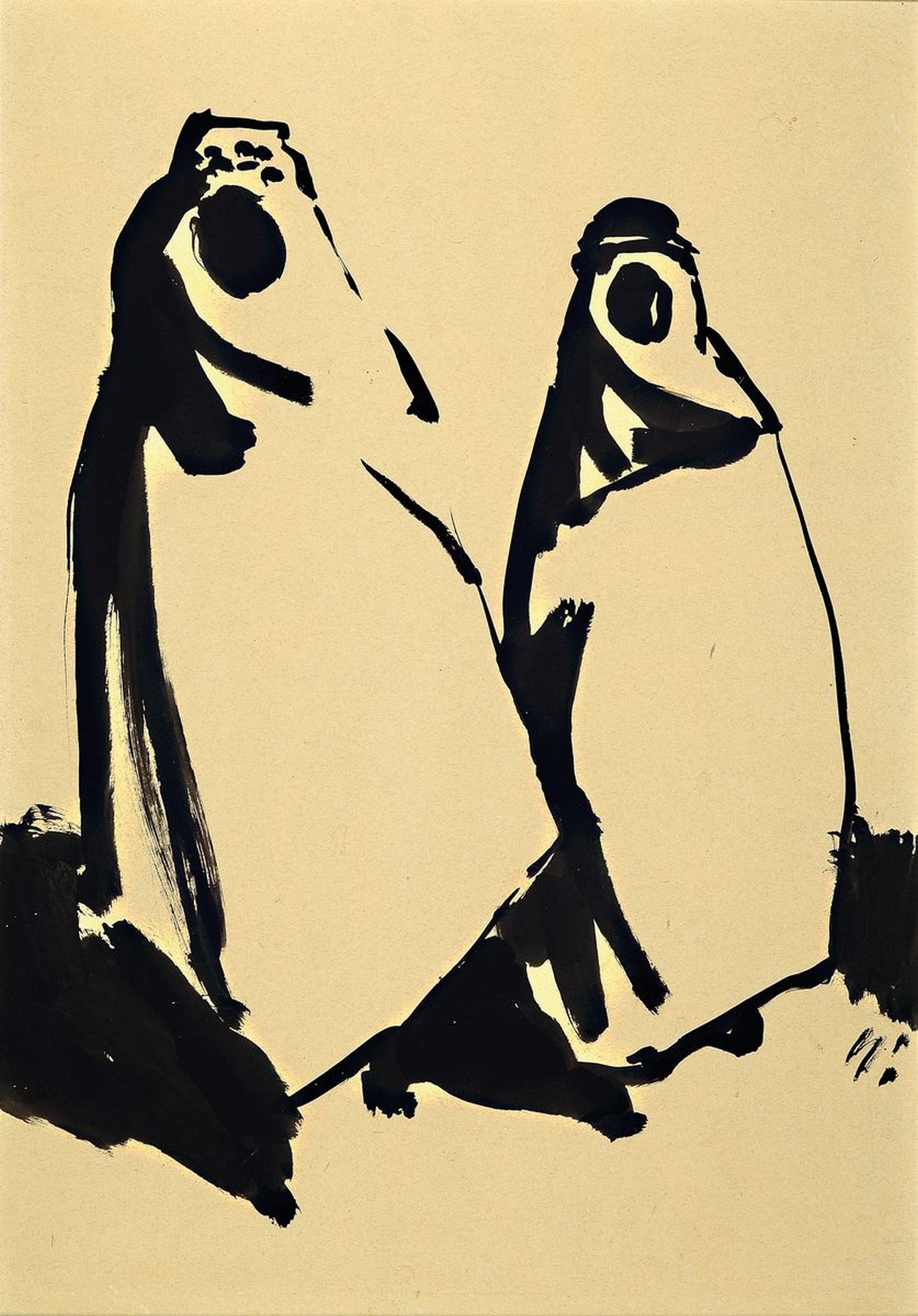 Detail a: Arrigo Wittler, 1918-1979, 3 Arbeiten: Selbstporträt 1945, Öl/Malkarton, re. u. sign., ca. 36x27cm, R. ca. 46x37cm; Alte Berberfrau, Öl/Malkarton, ...