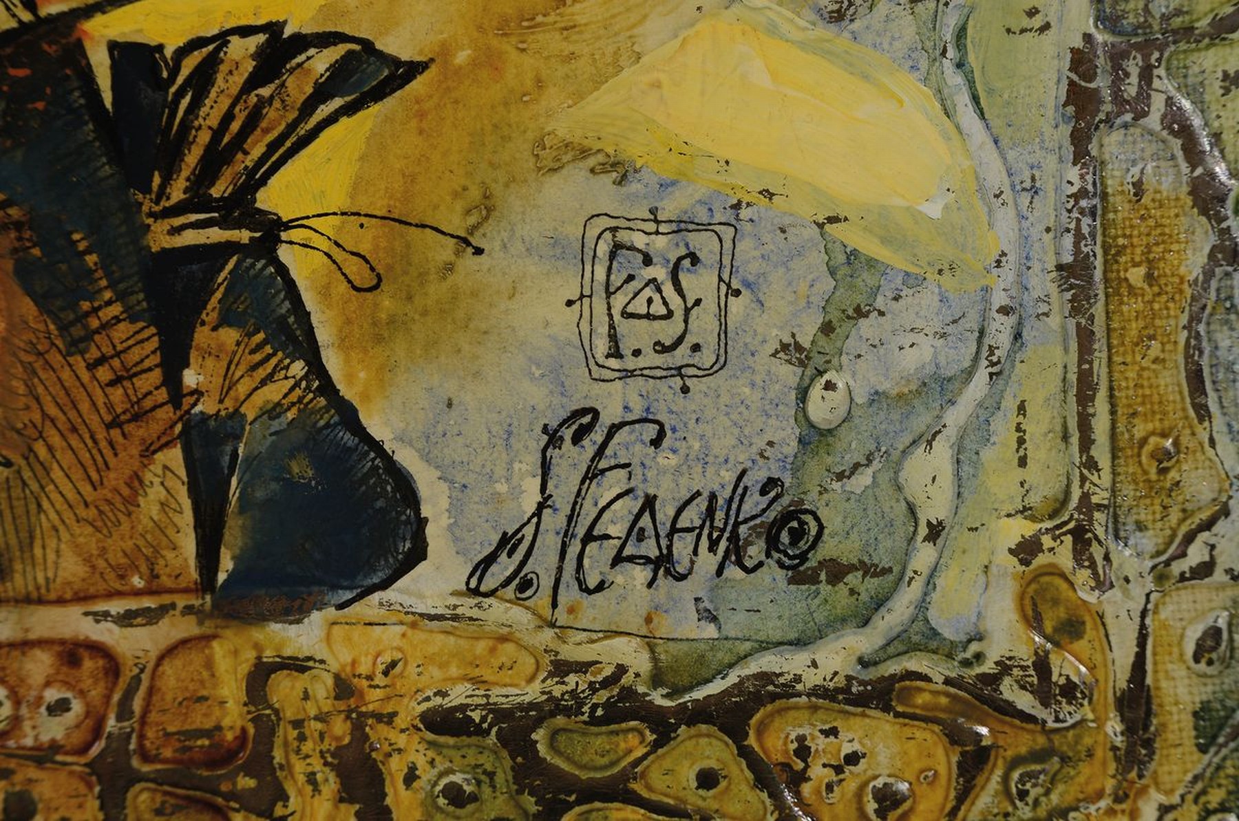 Detail a: Sergej Fedenko, geb. 1962 Dnipro (Ukraine), Studium Kunsthochschule, Mitglied der russischen Künstlerunion, seit 1995 Bühnenbilder im Mariinski ...