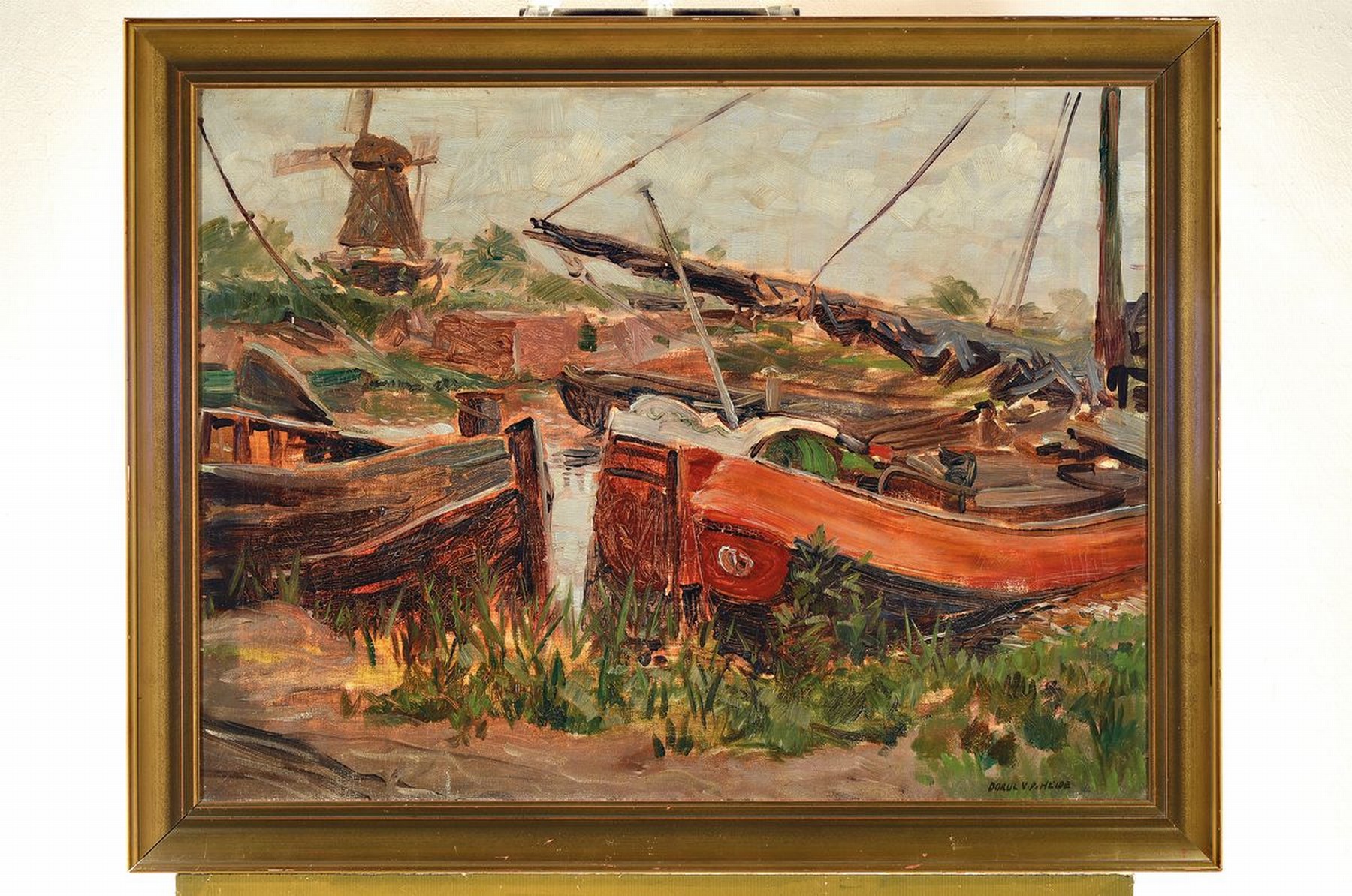 Detail k: Dorul van der Heide, 1903 München - 1994 Weil bei Landsberg am Lech, Studium an der Akademie München bei Heinrich von Zügel, ab 1946 v.a. als ...