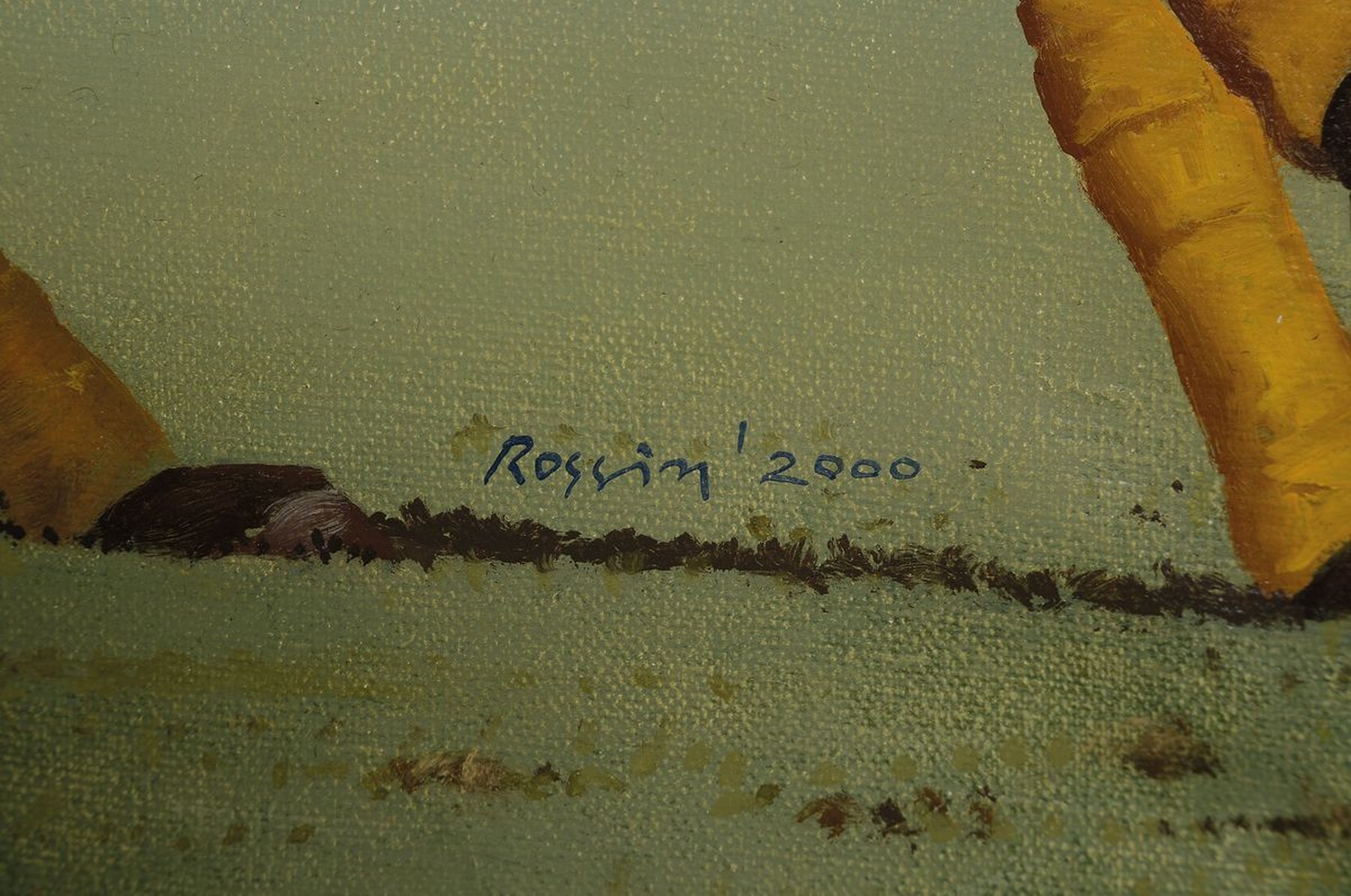 Detail a: Rossin Ross Raitchev, geb. 1964 Russe/Bulgarien, Studium an der Nationalen Kunsthochschule und der Kunstakademie in Sofia, seit 1999 in den USA ...