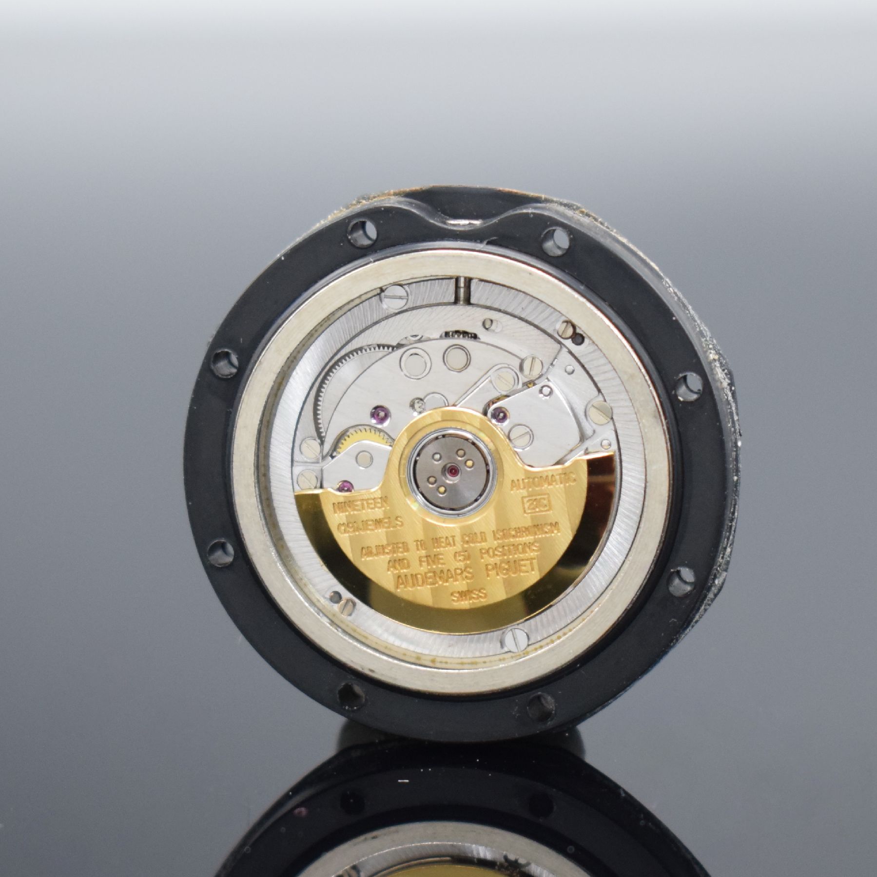Detail h: AUDEMARS PIGUET Herrenarmbanduhr Royal Oak in Stahl/Gold kombiniert, Automatik, Schweiz um 1990, Design von Gerald Genta, Gliederband m. Faltschl., ...