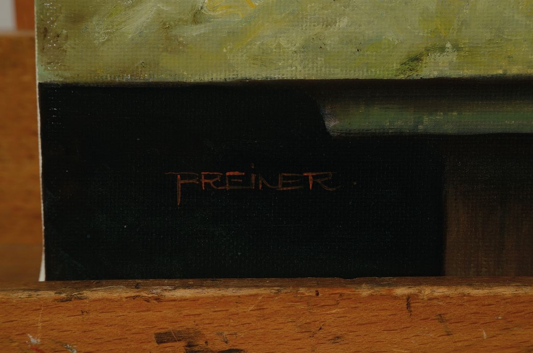Detail a: Zoltan Preiner, 1955 Budapest, Studium an der Kunstakademie in Budapest, zahlreiche internationale Ausstellungen, starke Orientierung am flämischen ...