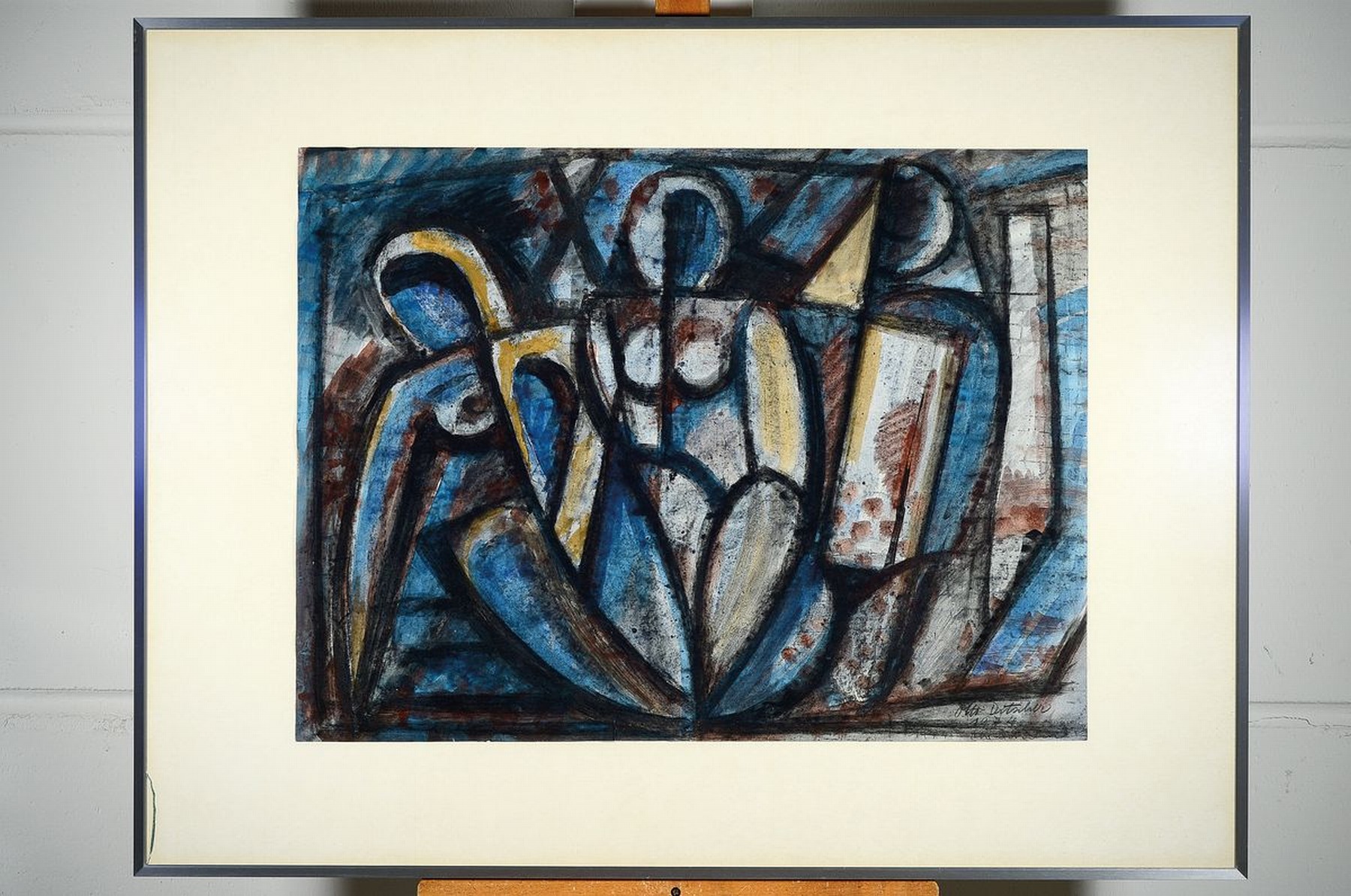 Detail k: Otto Ditscher, 1903 Neuhofen - 1987 ebenda, Studium an der Akademie München bei Schinnereru. Doerner, Mitglied der Pfälzischen Sezession, hier: ...
