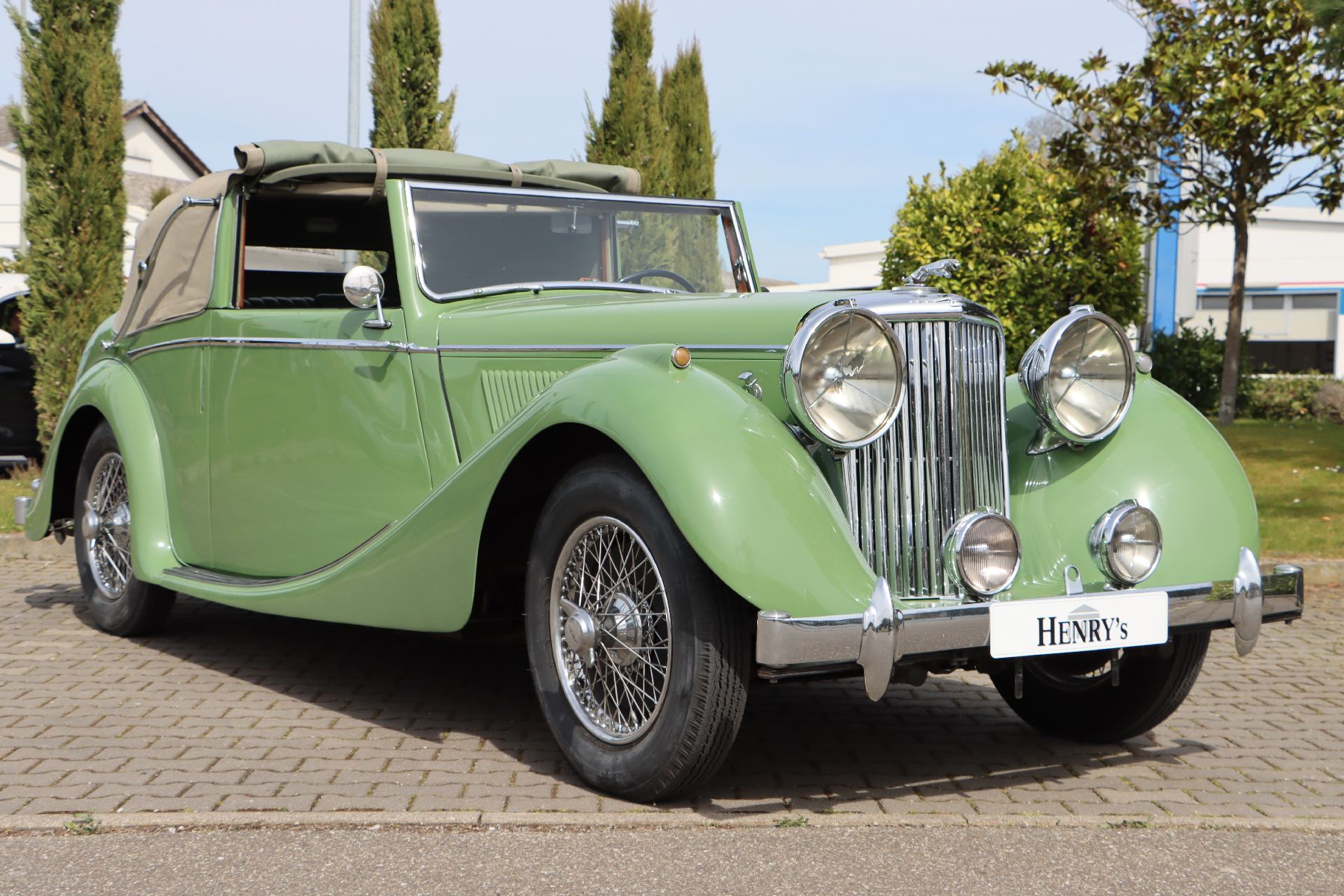 Detail a: Jaguar MK IV 3,5 Liter Cabriolet, Fahrgestellnummer: 637346, EZ 02/1948, Laufleistung ca.3.761 miles abgelesen, 92 kW/125 PS, Schaltgetriebe, ...