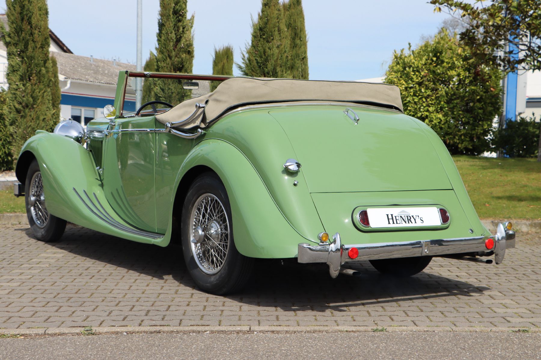 Detail d: Jaguar MK IV 3,5 Liter Cabriolet, Fahrgestellnummer: 637346, EZ 02/1948, Laufleistung ca.3.761 miles abgelesen, 92 kW/125 PS, Schaltgetriebe, ...