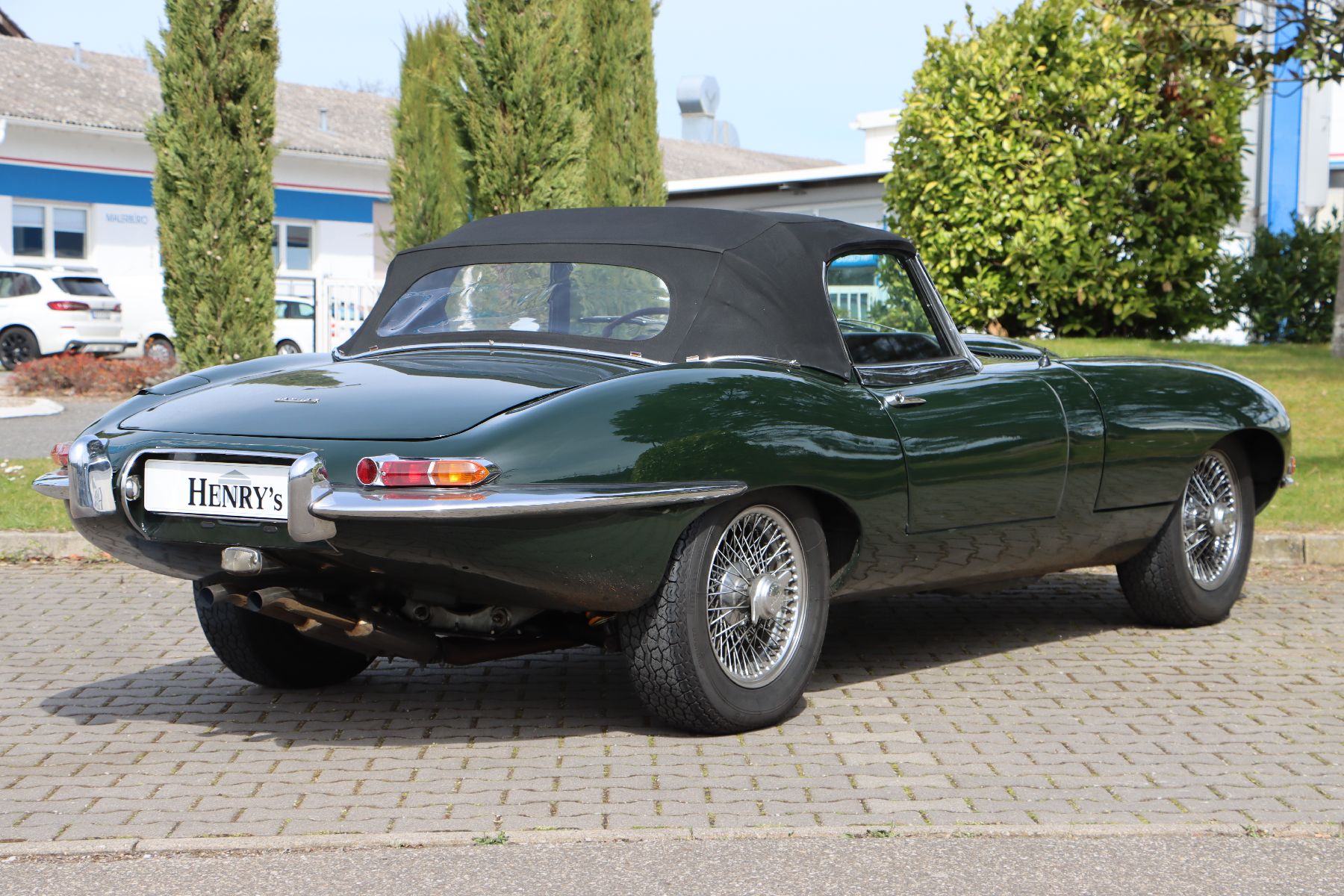 Detail c: Jaguar E-Type Serie 1 3.8 Liter Cabriolet, Fahrgestellnummer: 875303, EZ 06/1961, Laufleistung ca. 12.948 miles abgelesen, 154 kW/209 PS, ...
