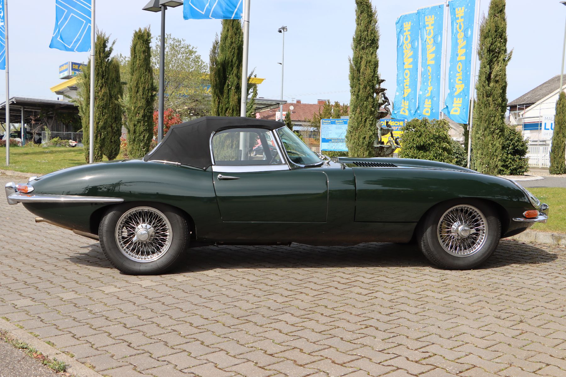Detail d: Jaguar E-Type Serie 1 3.8 Liter Cabriolet, Fahrgestellnummer: 875303, EZ 06/1961, Laufleistung ca. 12.948 miles abgelesen, 154 kW/209 PS, ...