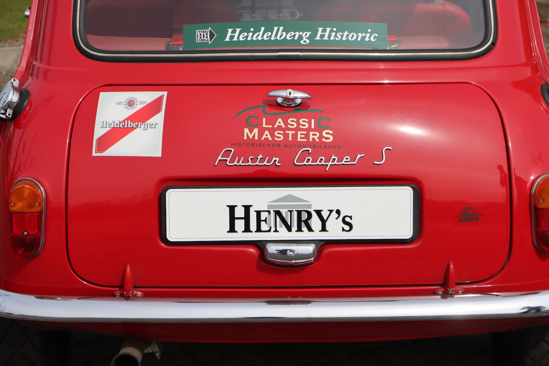 Detail g: Austin Mini Cooper S MK I, Fahrgestellnummer: CA2S7985393, EZ 04/1968, Laufleistung ca. 20.109 km abgelesen, 57 kW/78 PS, Schaltgetriebe, ...