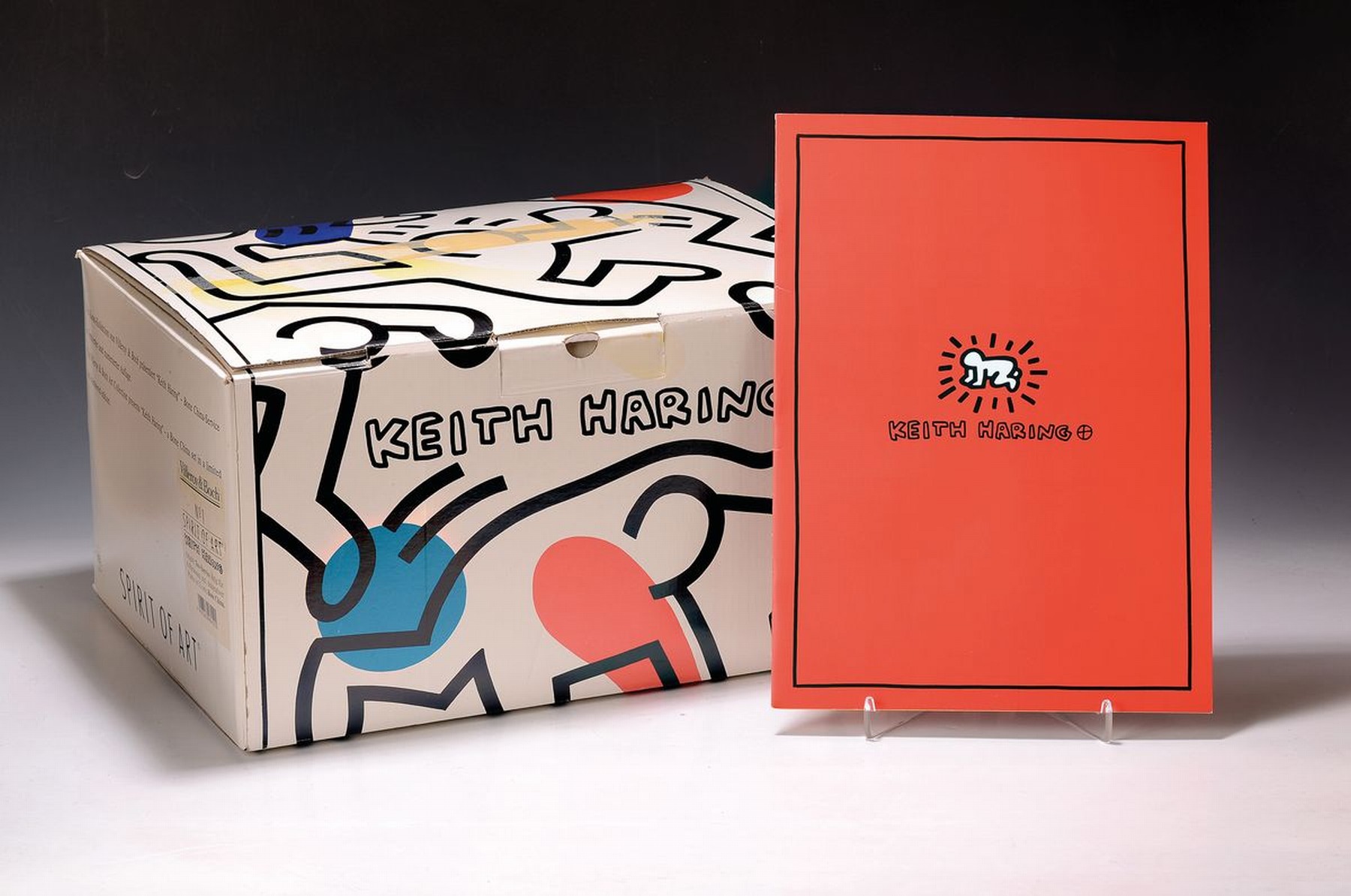 Detail a: Keith Haring, Reading Pennsylvania 1958 - New York 1990, Service " No. 1 Spirit of Art", komplett für 6 Personen, Bone China, Ausführung ...