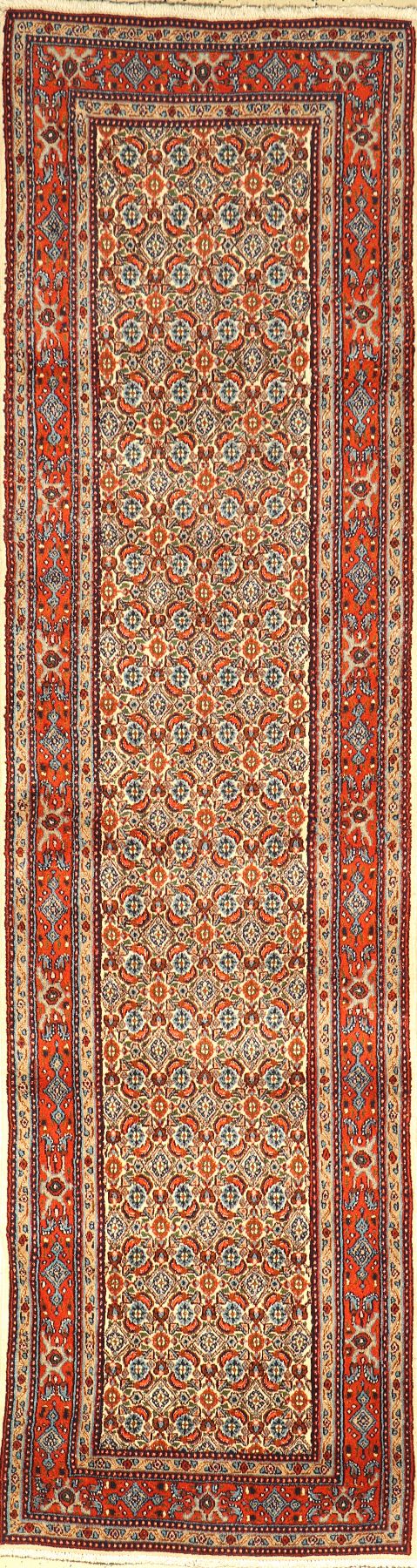 Mud, Persien, ca. 40 Jahre, Wolle auf Baumwolle, ca. 288 x 77 cm, EHZ: 2