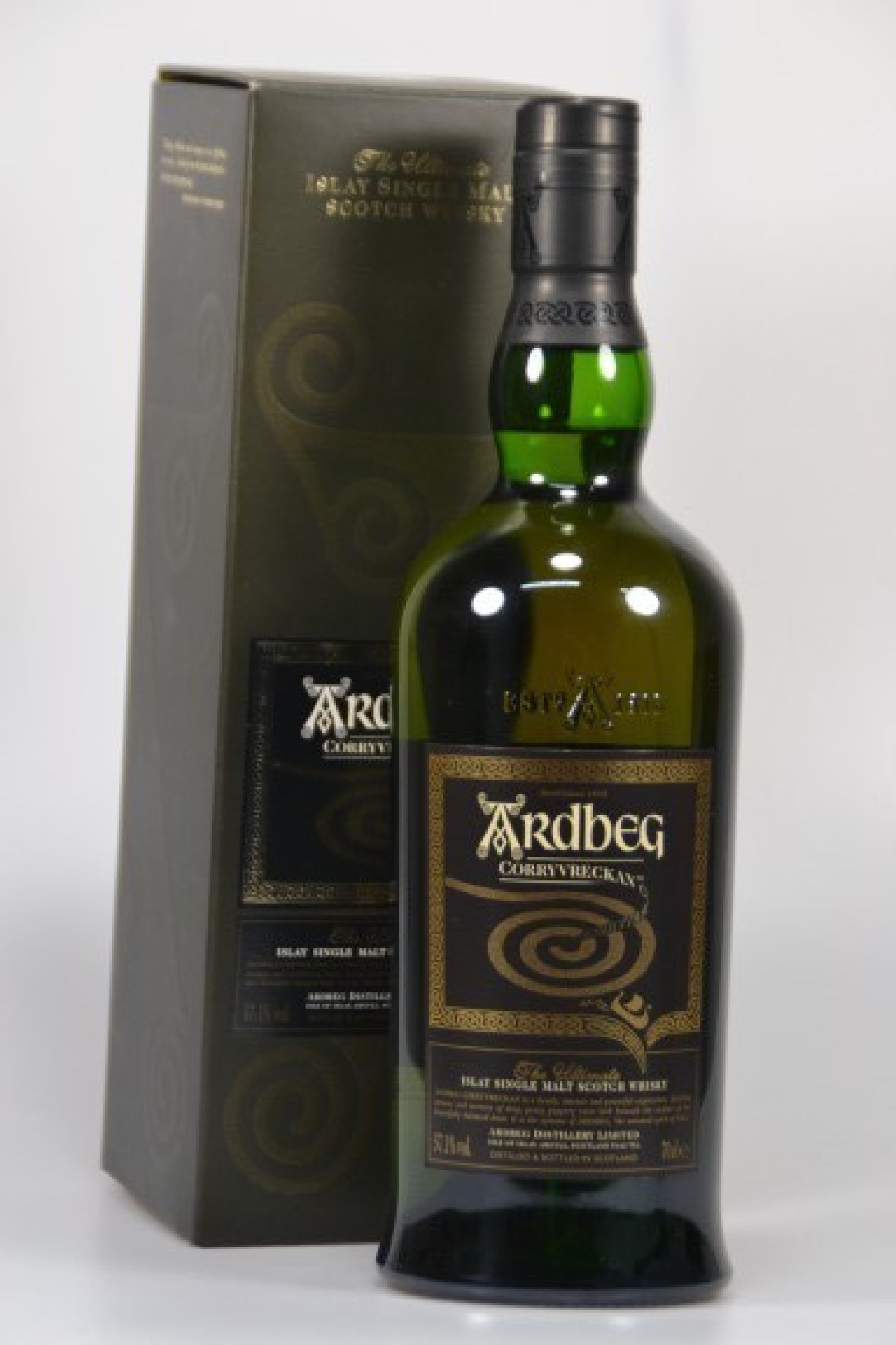 1 Flasche Ardbeg Islay Single Malt Scotch Whisky, Corryvreckan the Ultimate, 57.1% Vol., 70cl, orig. verkorkt und unverkostet, im orig. Karton