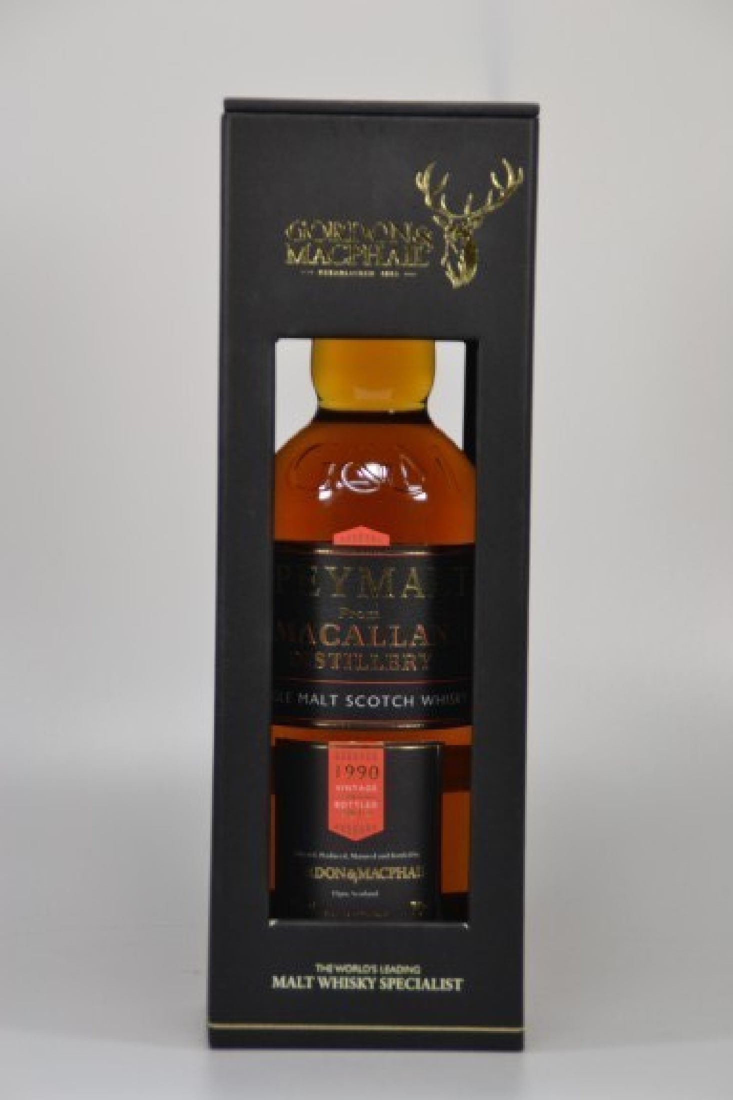 1 Flasche Gordon & Macphail Speymalt from Macallan Distillery, Single Malt Scotch Whisky, distilled 1990, bottled 2012, 43%Vol., 70cl,orig. verkorkt ...