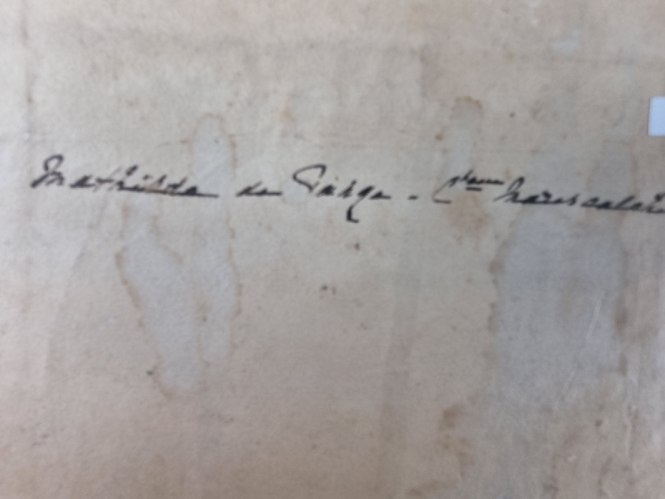 Detail b: Unleserlich signiert, dat. 1832, Biedermeierstudie, Porträt einer jungen Frau, sehr feine Darstellung der Stofflichkeit und des Inkarnates, re. u. ...