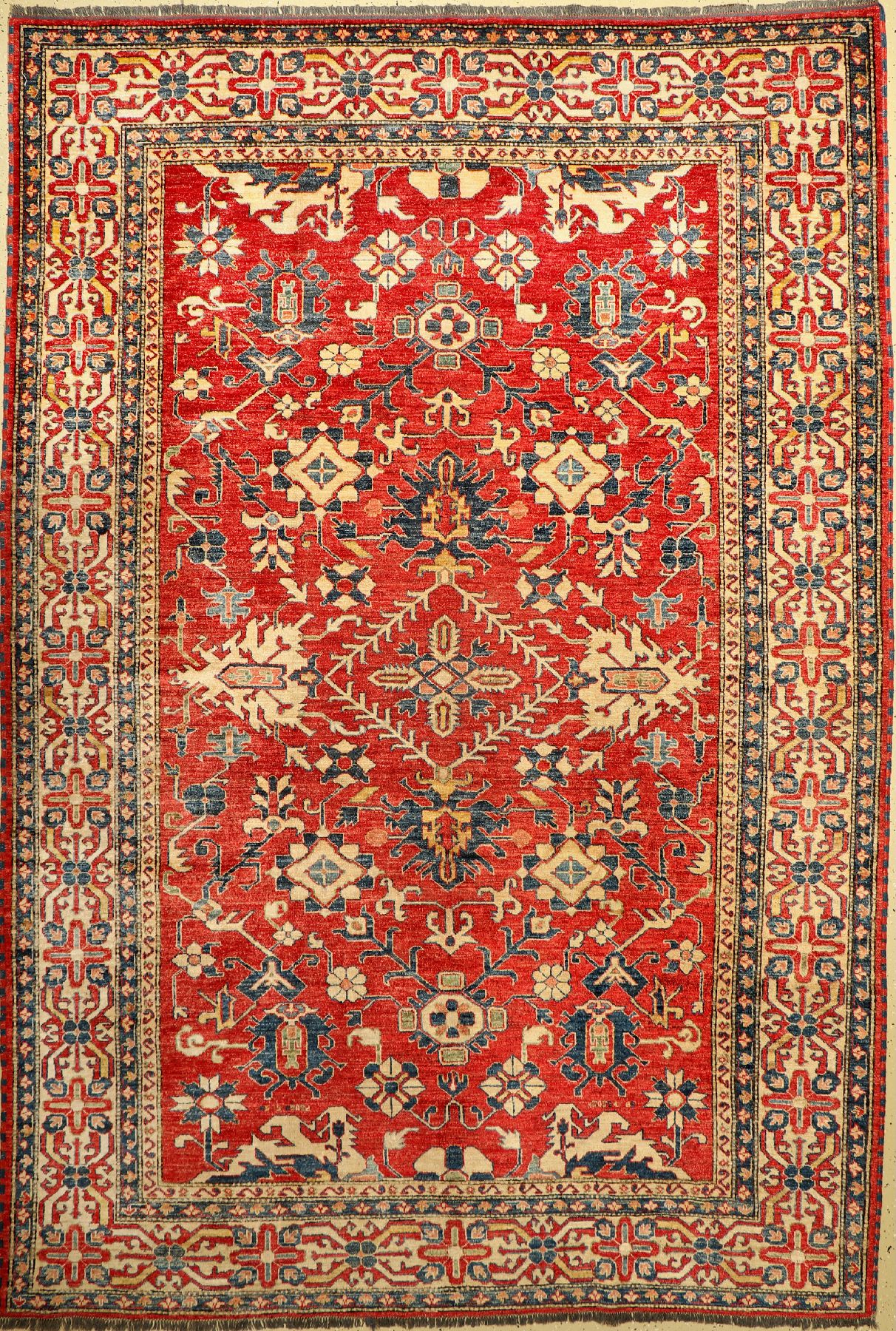 Kazak Neugeknüpft, Pakistan, ca. 40 Jahre, Wolle auf Wolle, ca. 337 x 230 cm, EHZ: 2