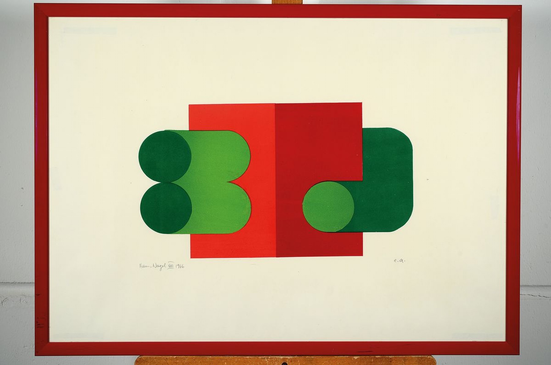 Detail k: Hans Nagel, 1926 Frankfurt-1978 Bonn, deutscher Künstler des Informel, aufgewachsen in Heidelberg, lebte und arbeitete in Mannheim und Heidelberg, ...