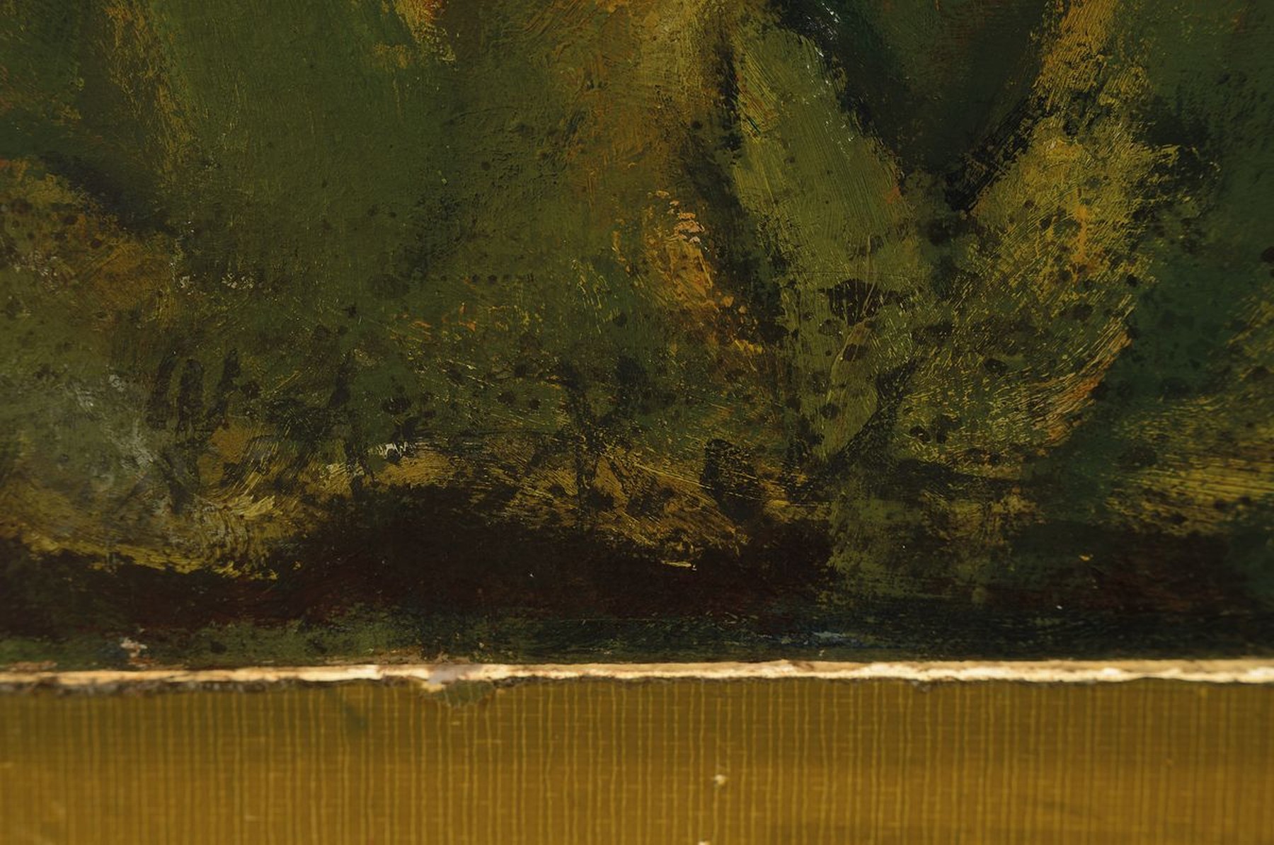 Detail a: Peter Koch, 1874 Deidesheim-1956 Gimmeldingen , Drei Personen im Wald, Öl/Lwd, links unten signiert, ca. 33x41cm