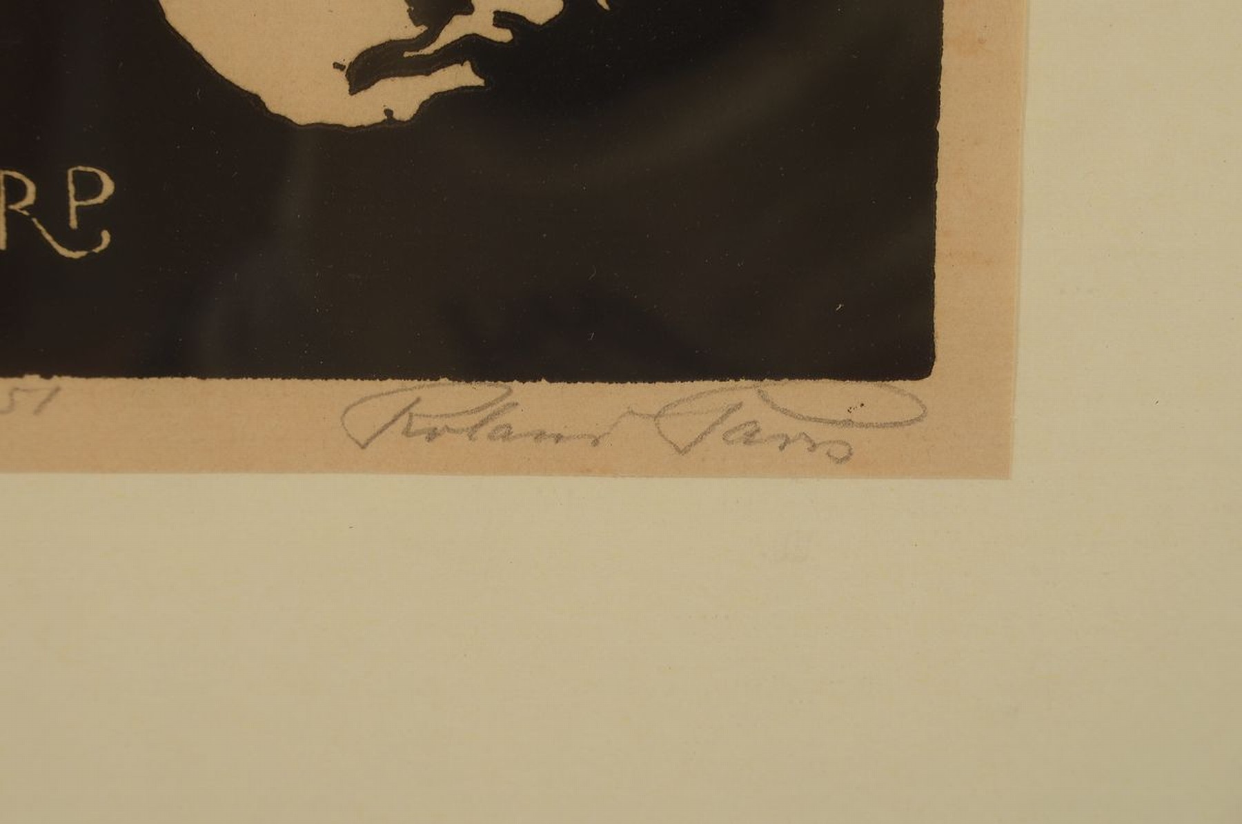 Detail a: Roland Paris, 1894 Wien-1945 Swinemünde, Karikaturist, Grafiker, Maler und Bildhauer, Studium am Bauhaus Weimar bei Henry van de Velde, wirkte ...