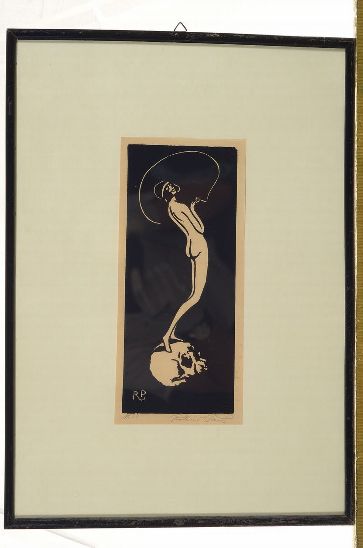 Detail k: Roland Paris, 1894 Wien-1945 Swinemünde, Karikaturist, Grafiker, Maler und Bildhauer, Studium am Bauhaus Weimar bei Henry van de Velde, wirkte ...