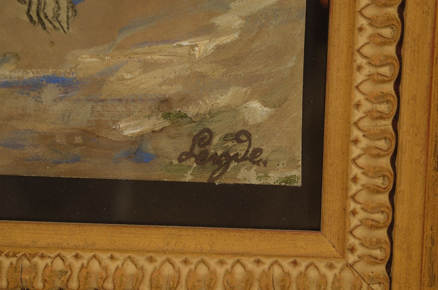Detail a: Kurt Leyde, 1881 Berlin-1941, Studium an der Akademie München bei Franz von Stuck und an der Akademie Königsberg bei Ludwig Dettmann, unternahm ...