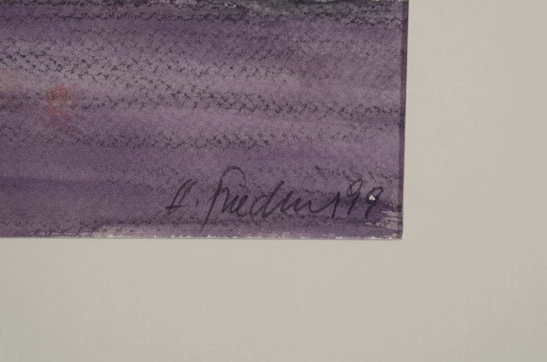 Detail a: Heinz Friedrich, 1924-2018 Schwetzingen, Im Schwetzinger Schloßpark, Aquarell auf Papier, rechts unten signiert und dat. 99, ca. 29x38cm, PP, u.Gl., ...