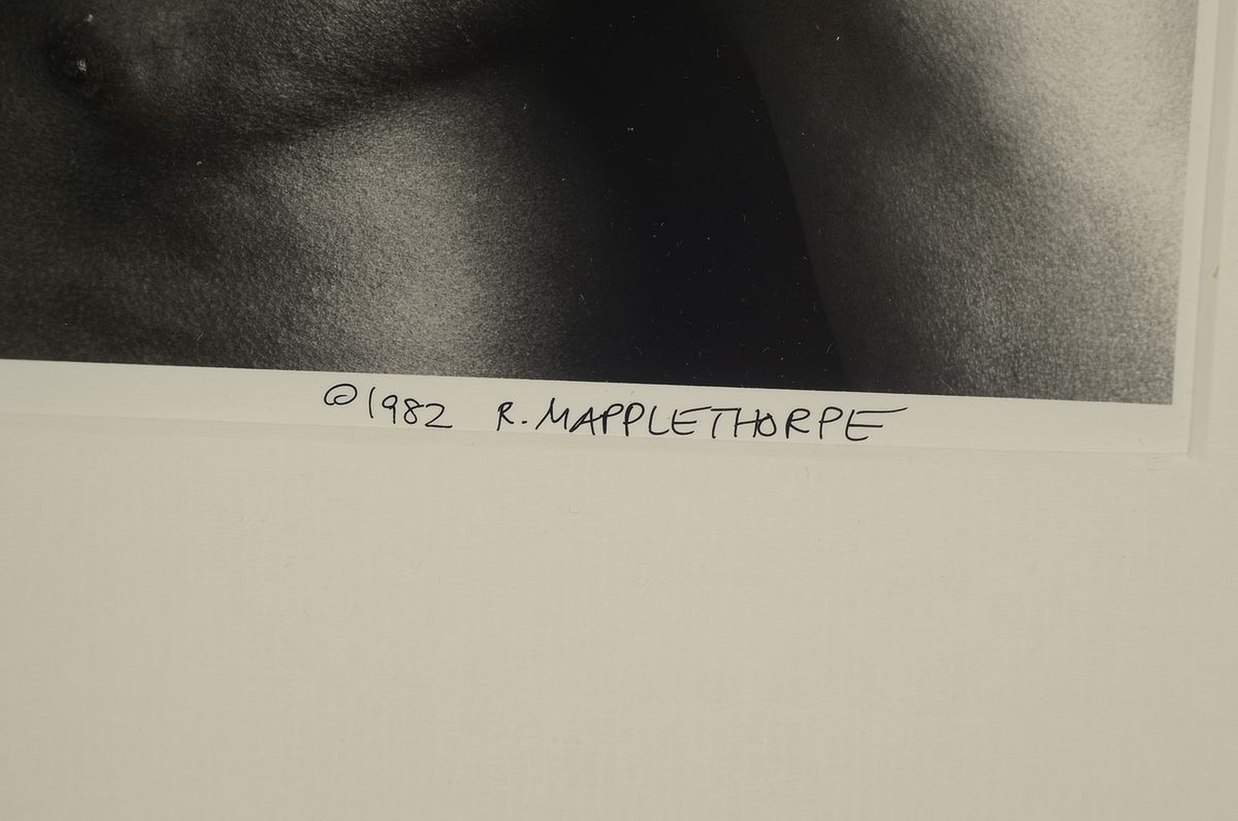Detail a: Robert Mapplethorpe, 1946-1989, Terrence Mason, 1982, Vintage Silbergelatine-print, in schwarzer Tinte handsigniert, datiert und betitelt, ca. ...