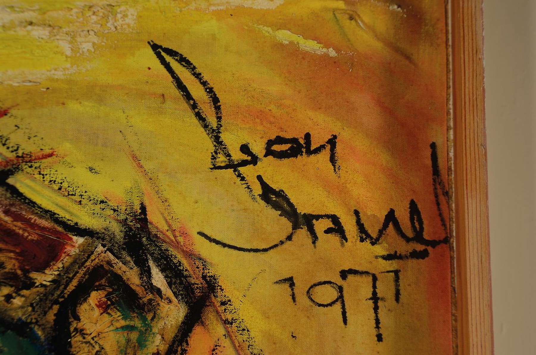Detail a: Rolf Ortner, geb. 1940 Speyer, 2 Arbeiten: durchzechte Nacht und Fondue, Öl/Spanplatte, beide signiert, je ca. 70x36cm,R. ca. 84x50cm