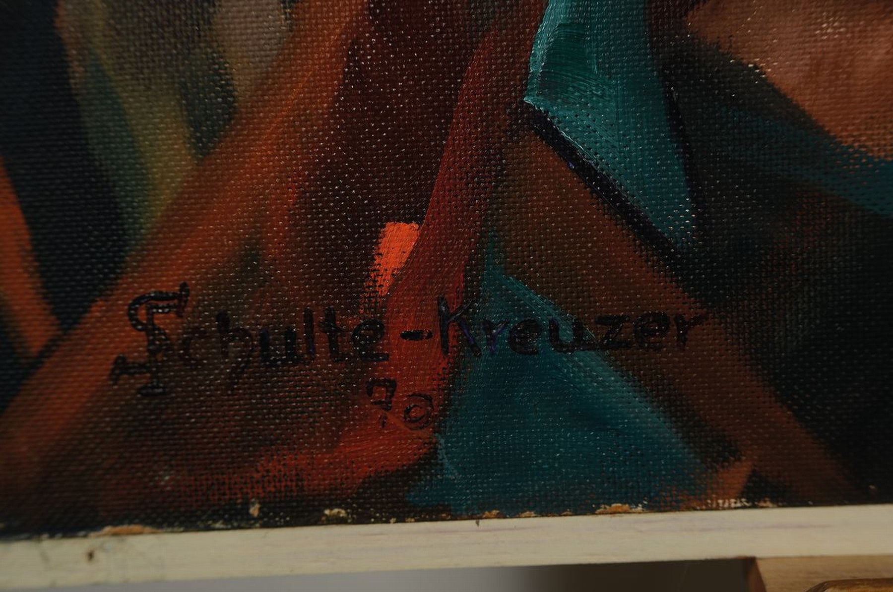 Detail a: Franz Schulte-Kreuzer, 1920-1992 Laubach, künstlerische Ausbildung bei Prof. Peters und dem Bildhauer Jakobus Linden in Bonn, dann an der Staatl. ...
