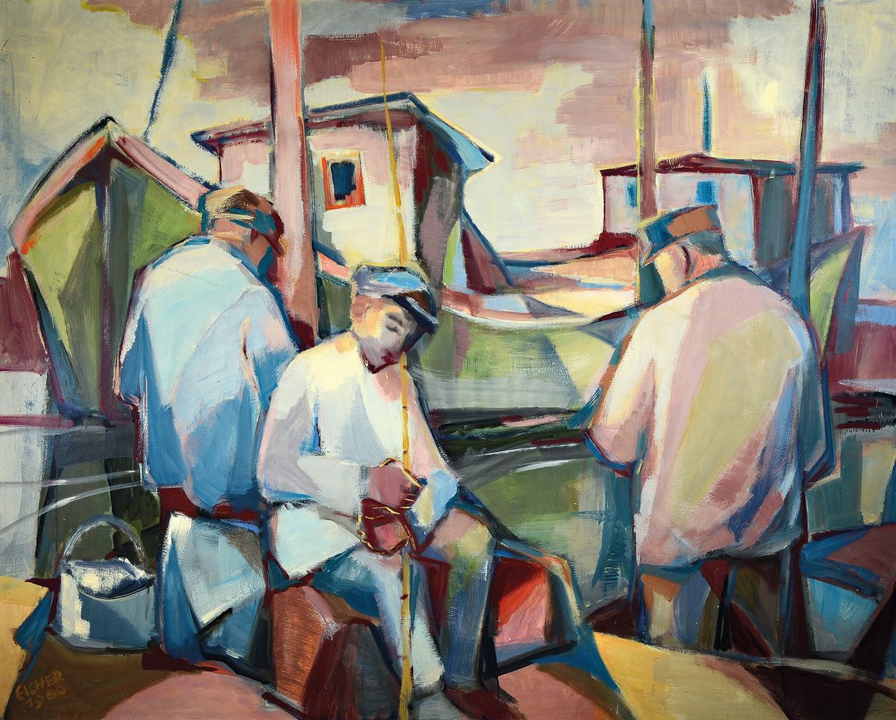 Benno Eicher, 1910-1998 Ludwigshafen am Rhein, Studium in München, Mitglied der Pfälzer Künstlergenossenschaft, Gründungsmitglied der ...