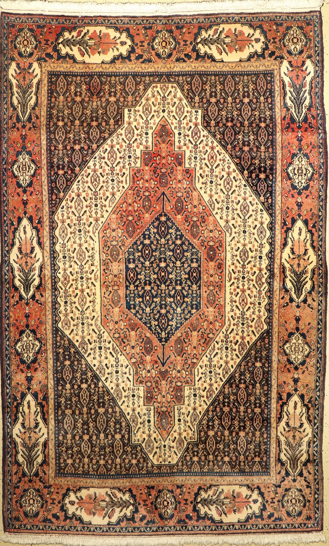 Senneh alt, Persien, um 1960, Wolle auf Baumwolle, ca. 283 x 177 cm, EHZ: 2