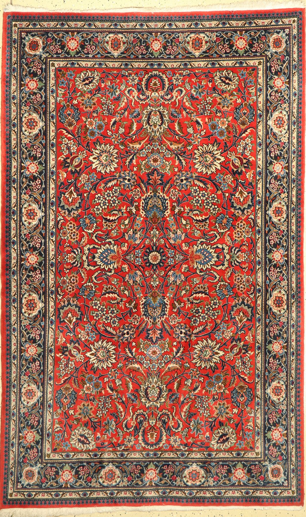 Sarogh fein, Persien, ca. 50 Jahre, Korkwolle, ca. 225 x 140 cm, EHZ: 2