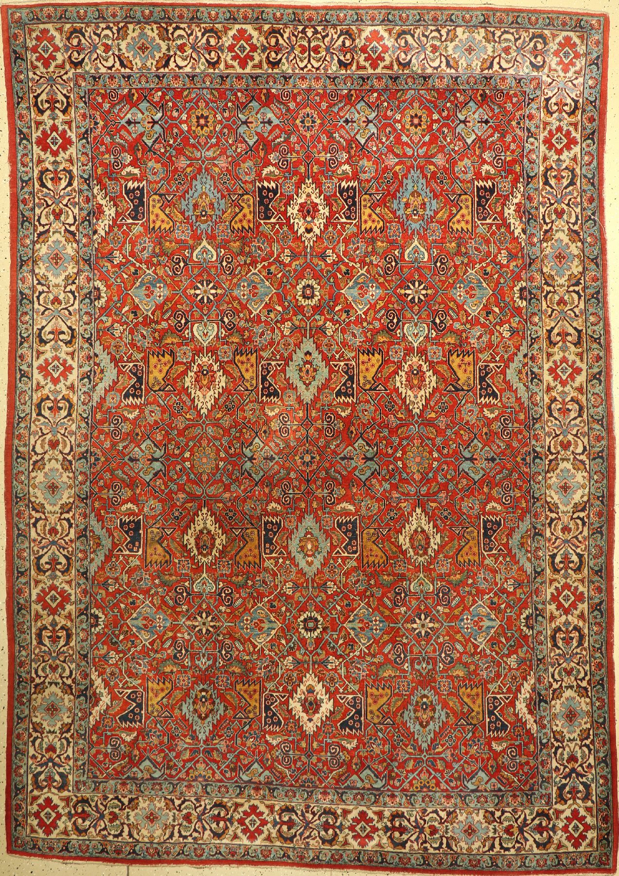 Ghom alt, Persien, um 1950, Wolle auf Baumwolle, ca. 308 x 220 cm, EHZ: 4