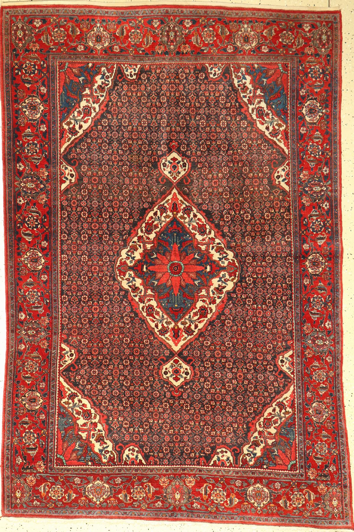 Bidjar fein alt, Persien, um 1940, Korkwolle, ca. 220 x 147 cm, EHZ: 2