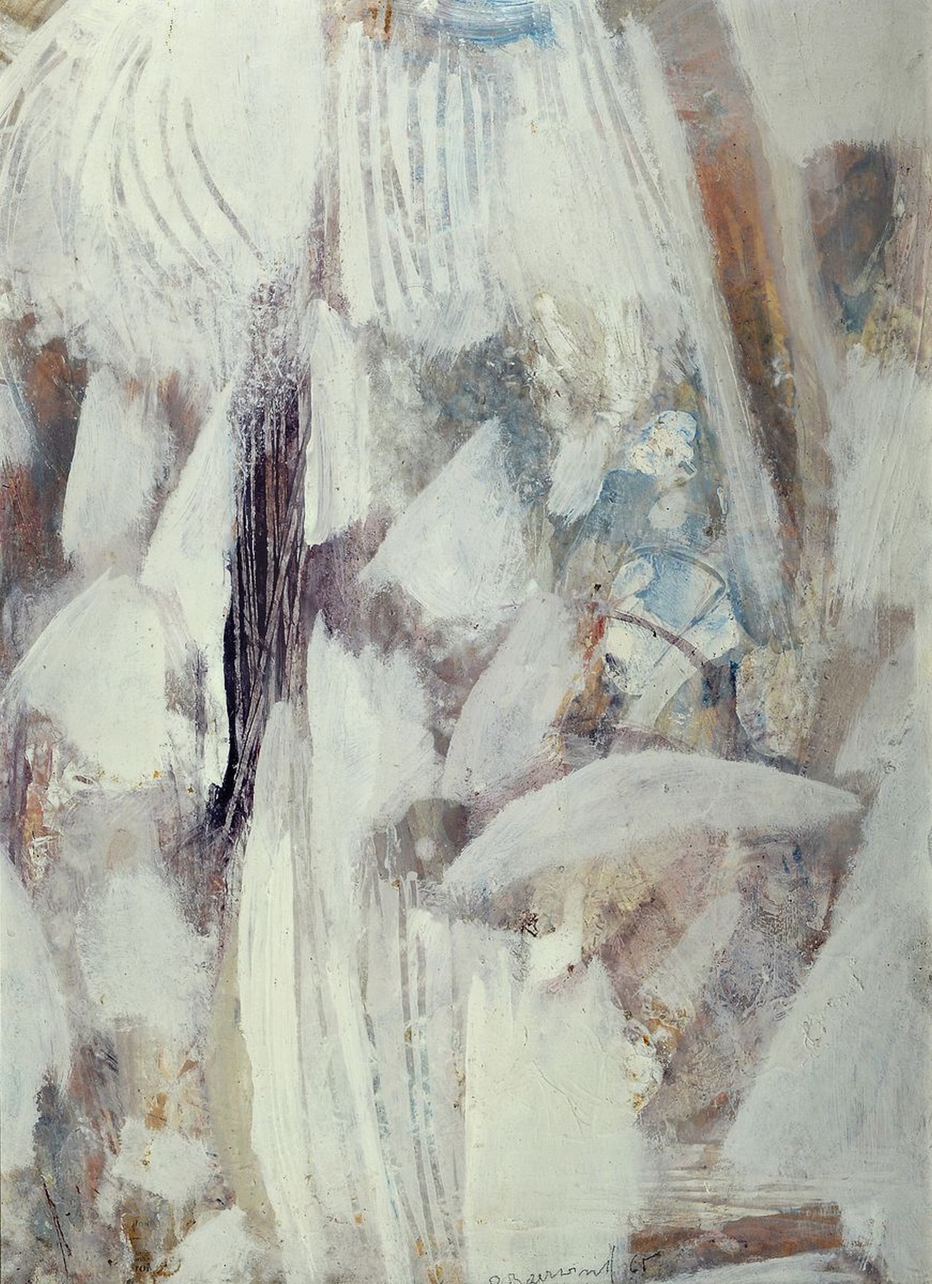 Rudi Baerwind, 1910-1982 Mannheim, Studium an den Akademien Berlin, München und Paris, war Schüler von Fernand Leger, hier: abstrakt tachistische ...