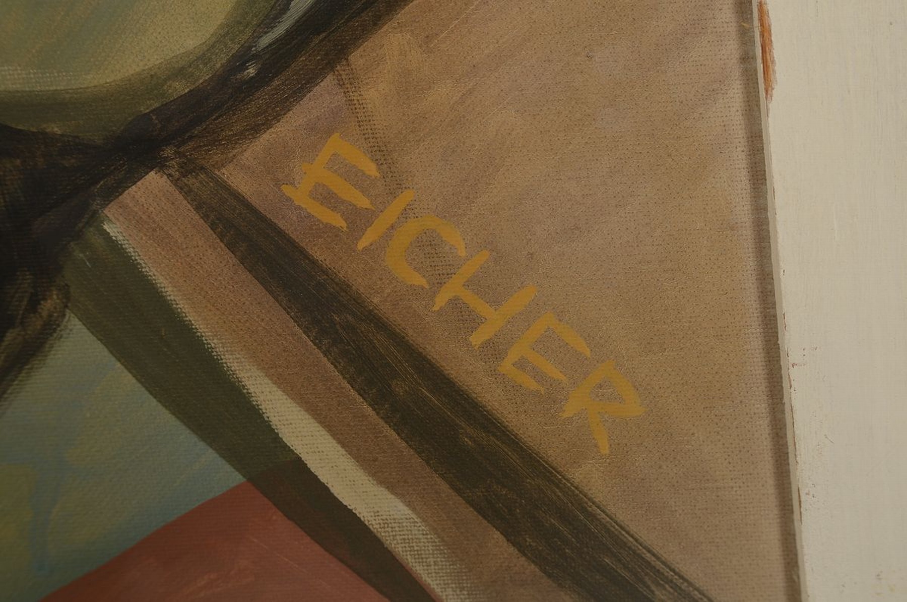 Detail a: Benno Eicher, 1910-1998 Ludwigshafen am Rhein, Studium in München, Mitglied der Pfälzer Künstlergenossenschaft, Gründungsmitglied der ...