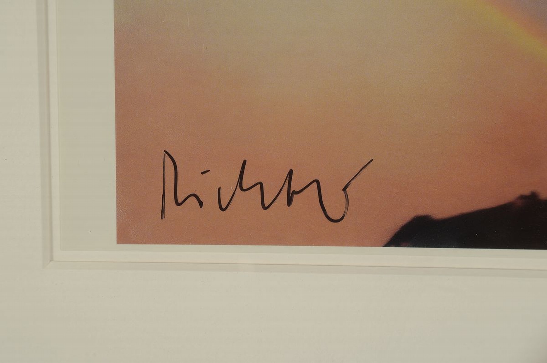 Detail a: Gerhard Richter, geb. 1932, Postkarten Multiple, Farboffset, handsigniert, ca. 10x 15cm, PP, u.Gl., R. ca. 27x28cm
