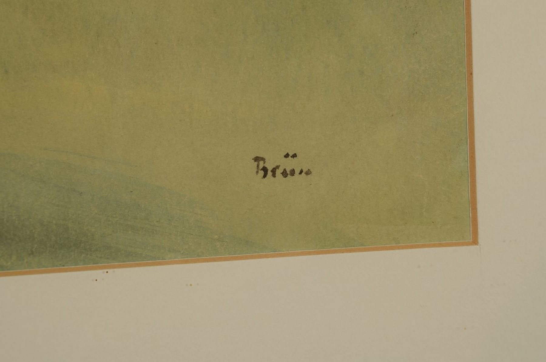 Detail d: Theodor Brün, 1885 Hamm - 1981 Hagen, drei Aquarelle, Blumenstillleben, alle handsigniert, zweimal dat. 54 und 56, PP: ca. 28 x 30 cm/ 32 x 46 cm/ ...