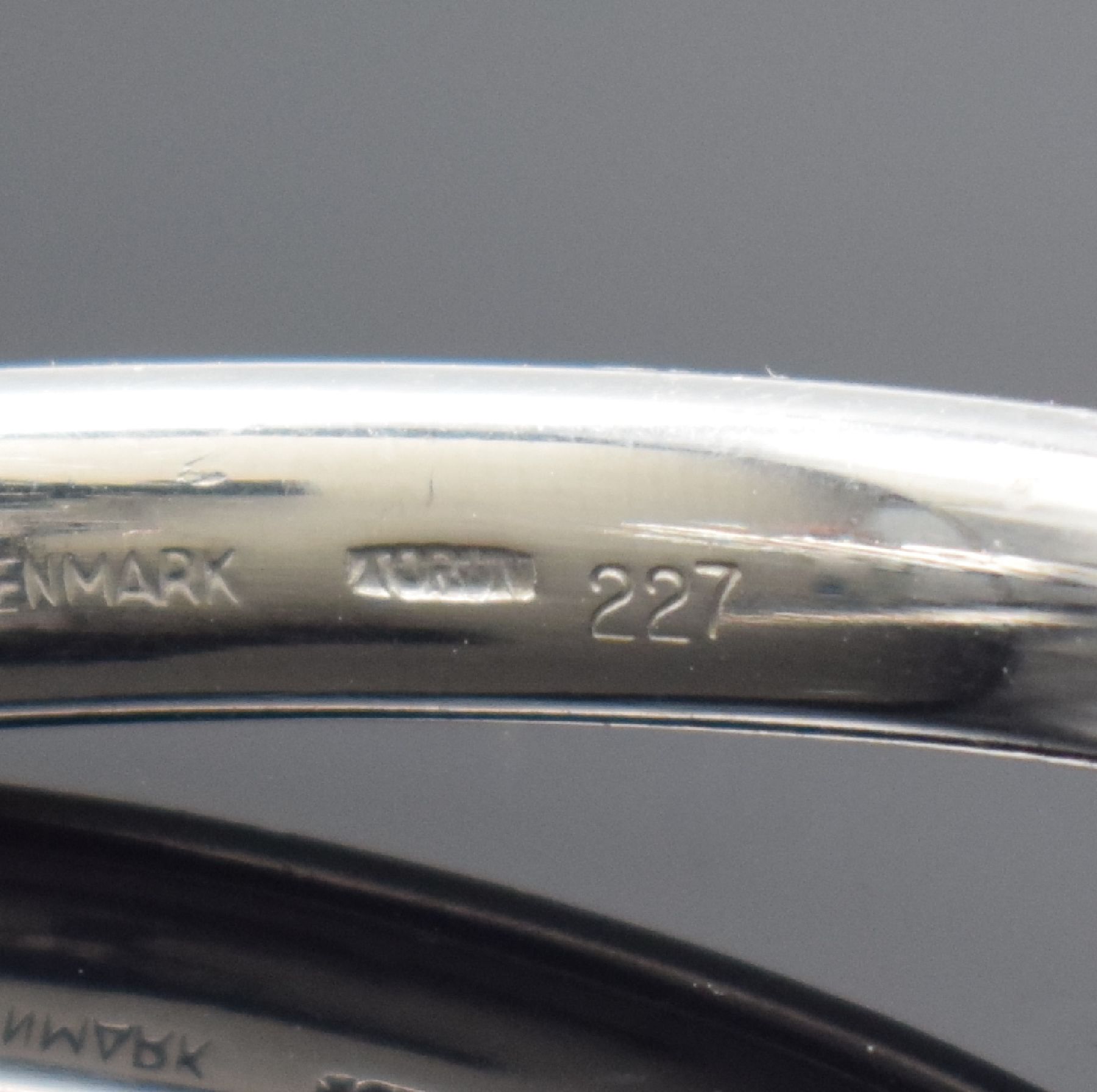 Detail d: GEORG JENSEN / CHOPARD Designerarmbanduhr in Edelstahl, Schweiz/Dänemark um 1970, Handaufzug, bedeutendes skandinavisches Schmuckdesign, ...