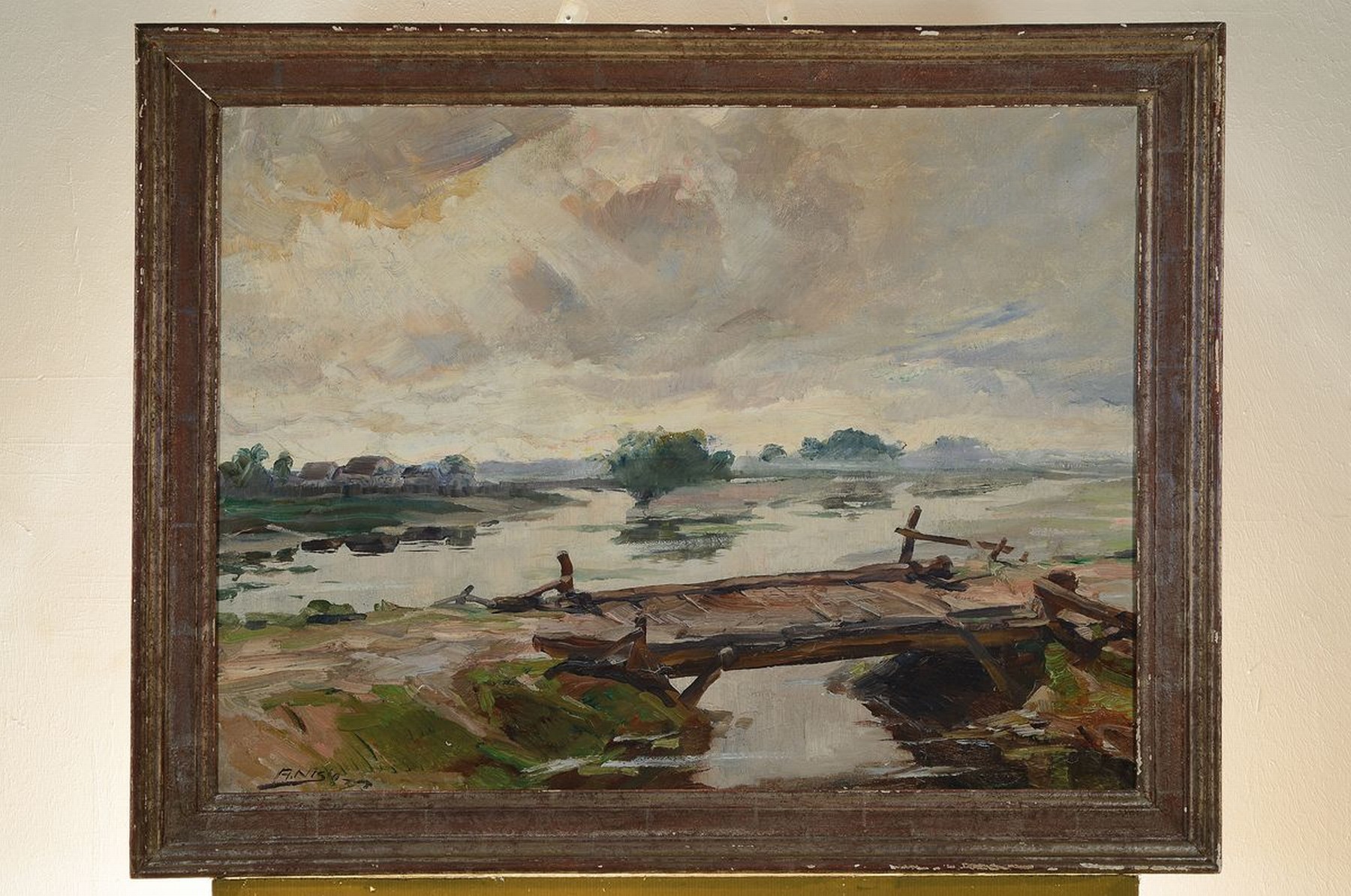 Detail k: Arthur Nisio, 1906-1974, brasilianischer Maler, der von 1938-1947 in Deutschland lebte und Schüler von Max Bergmann war, wurde später in Sao Paolo ...