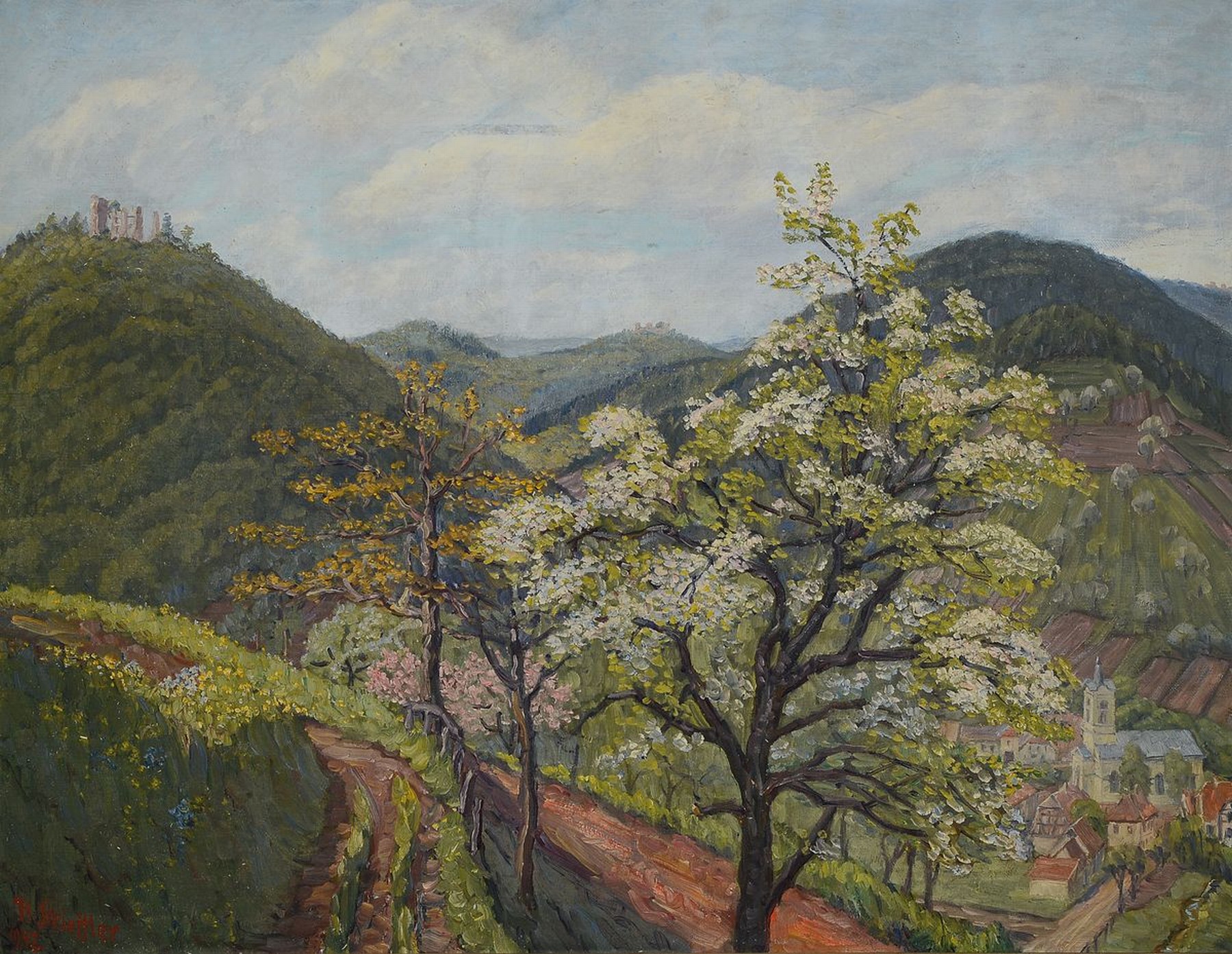 Heinrich Strieffler, 1872 Neustadt an der Weinstraße-1949 Landau, Studium an der Akademie München bei Gabriel von Hackl und Johann Leonhard Raab, ...