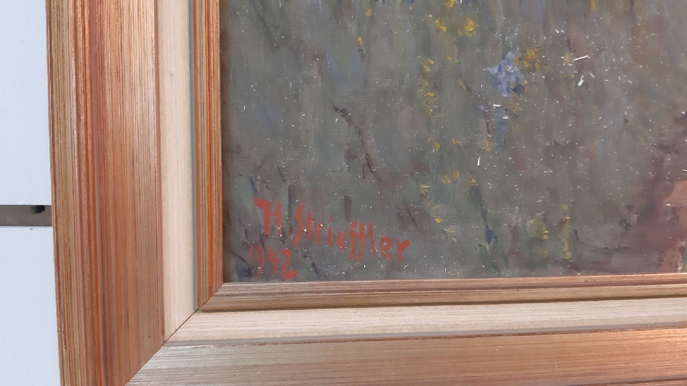 Detail c: Heinrich Strieffler, 1872 Neustadt an der Weinstraße-1949 Landau, Studium an der Akademie München bei Gabriel von Hackl und Johann Leonhard Raab, ...