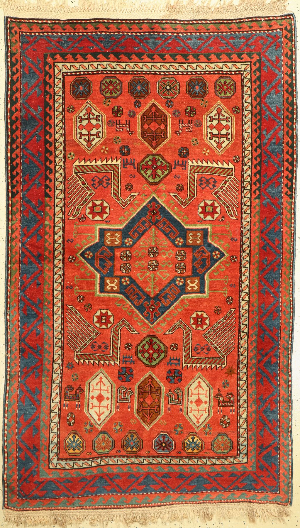 Eriwan, Kaukasus, um 1930/40, Wolle auf Wolle, ca. 200 x 120 cm, EHZ: 2