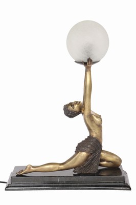 Image 26411722 - Tischlampe, im ArtDéco-Stil