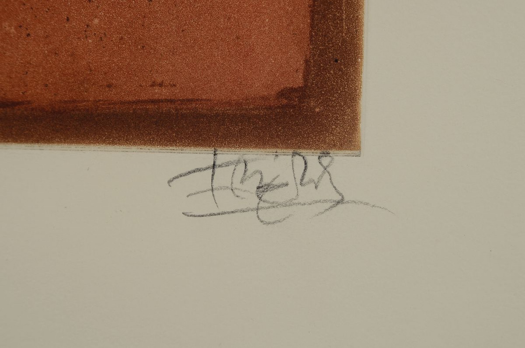 Detail a: Johnny Friedländer, 1912-1992, Farbradierung, handsign., num. LVl/c, unter Glas, Platte ca. 38x29cm, gesamt ca. 74x57 cm
