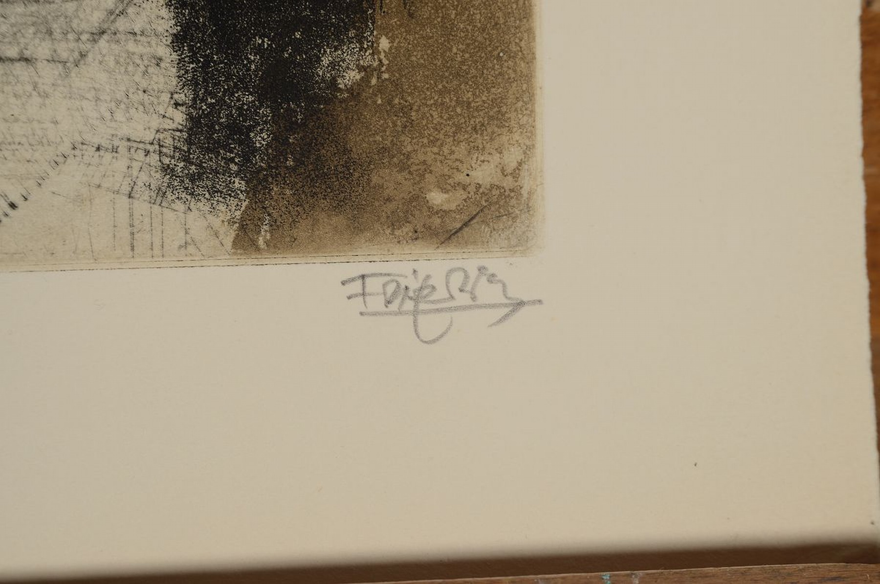 Detail a: Johnny Friedländer, 1912-1992, Farbradierung, handsign., num. 17/100, Platte ca. 57x41 cm, gesamt ca. 65x50 cm