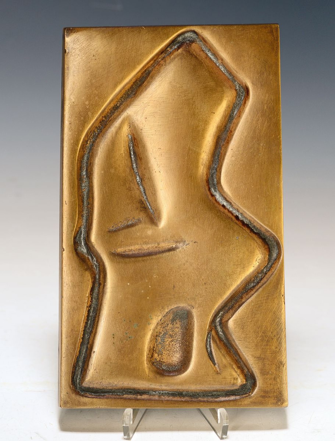 György Kovats, geb. 1912, Bronzeskulptur, monogramm. Kovats, ca. 23,x 13,5 cm