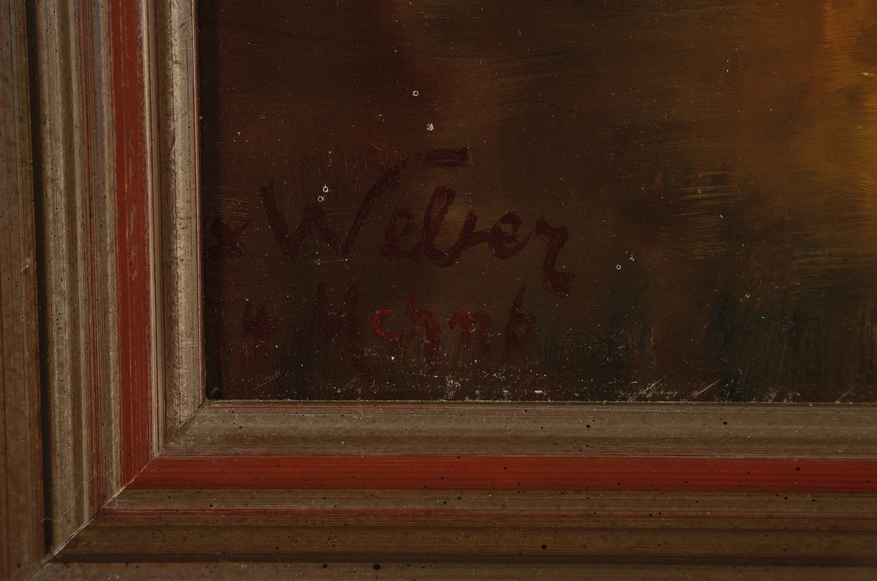 Detail a: Max Weber, Münchener Maler des 20. Jh., Stillleben mit bunten Astern, Öl/Malkarton, links unten signiert und bez. München, ca. 60x70cm, R. ca. ...