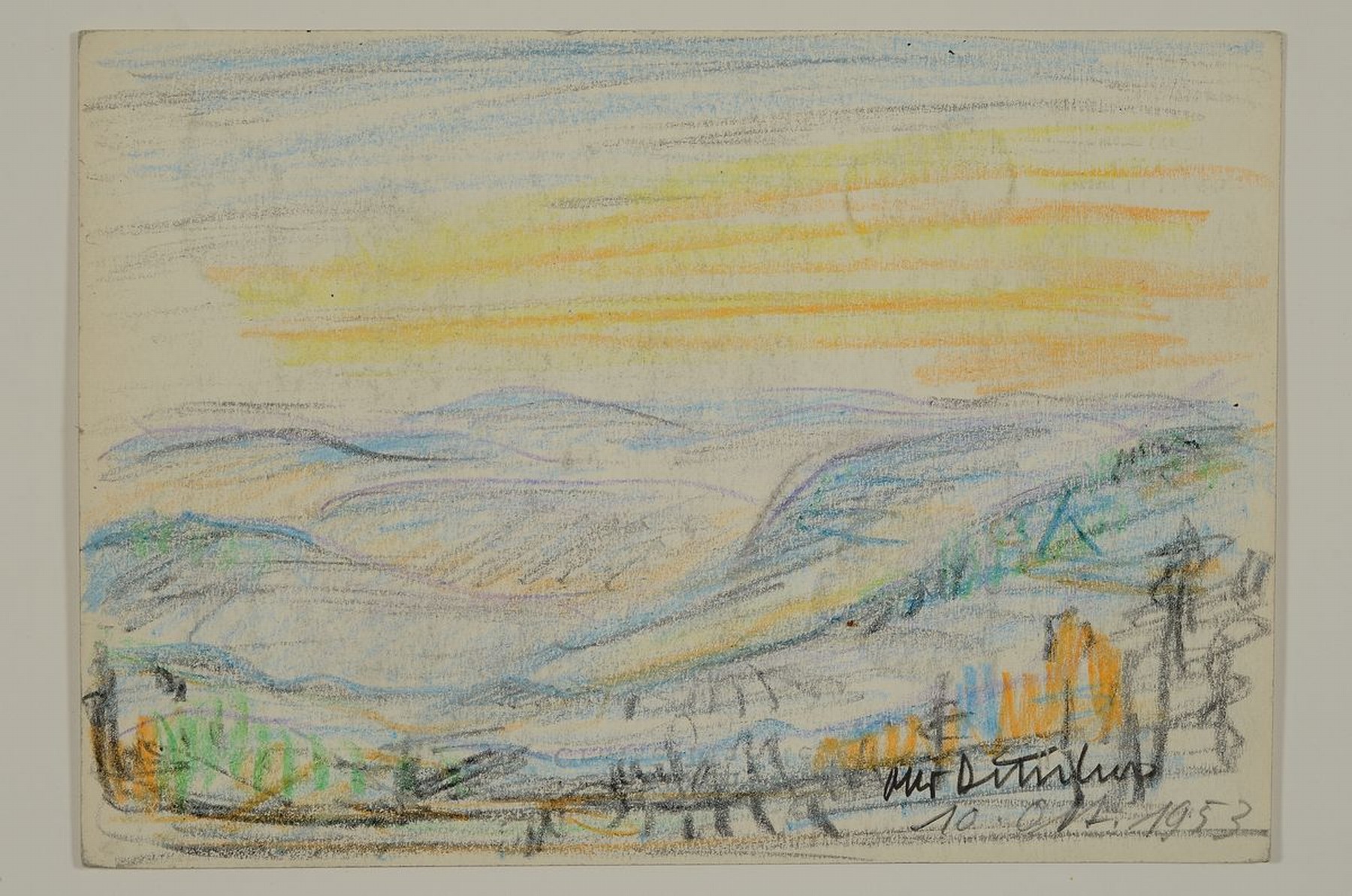 Detail m: Otto Ditscher, 1903 Neuhofen - 1987 ebenda, privater Malunterricht bei Heinrich Schifferdecker und Willi Weber, Studium an der Akademie München und ...
